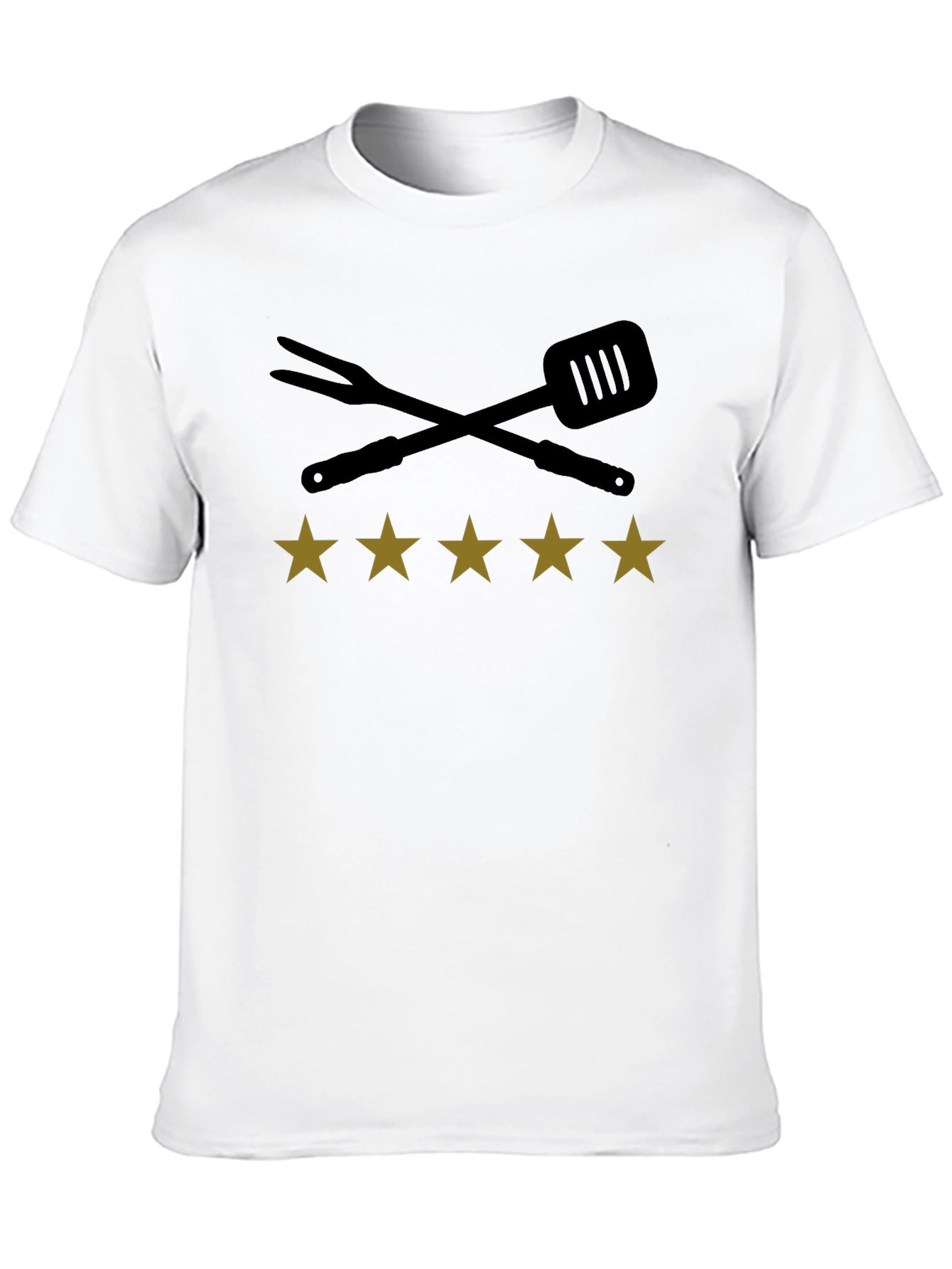Grill Master Five Star T-Shirt BBQ Tools Graphic Tee