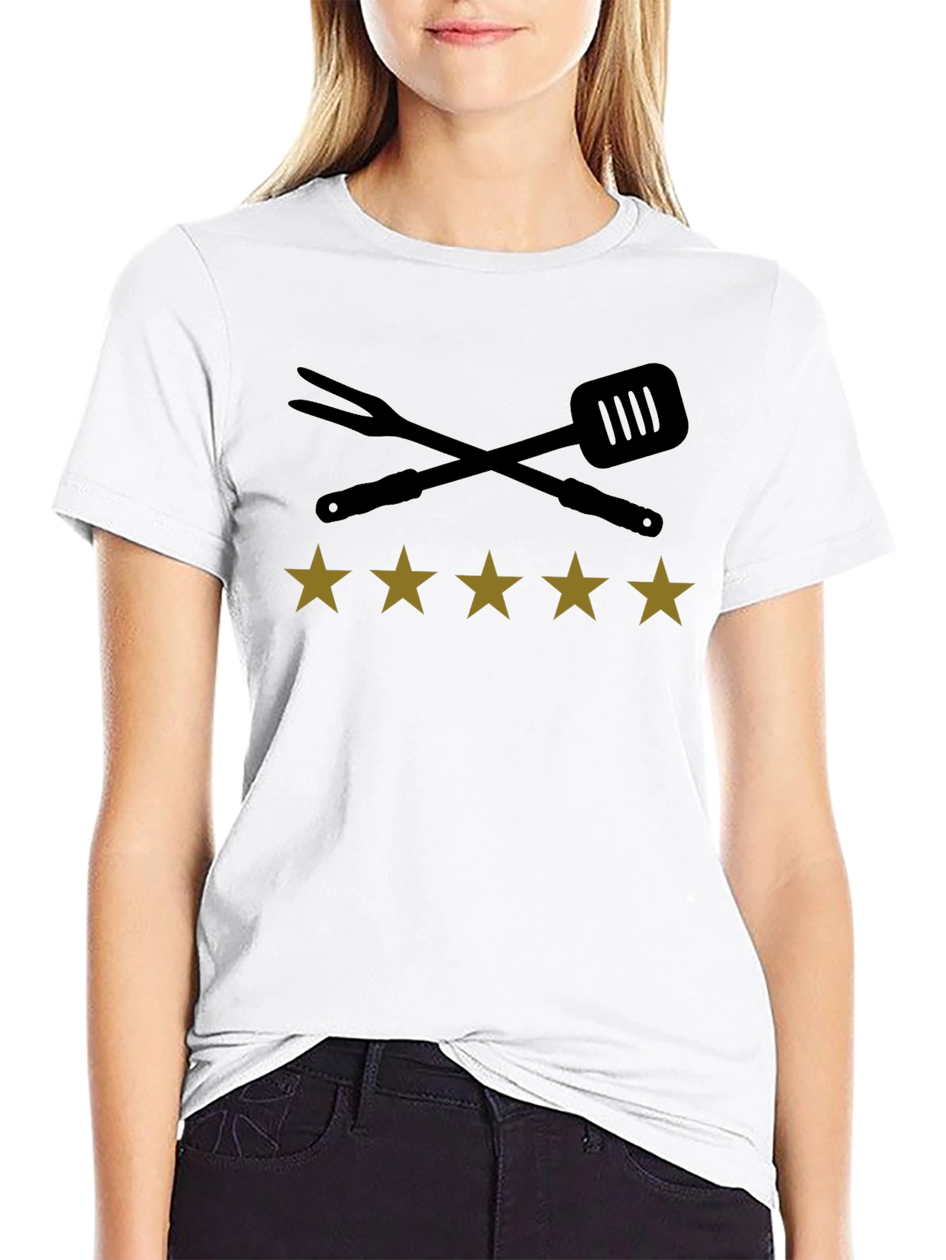 Grill Master Five Star T-Shirt BBQ Tools Graphic Tee