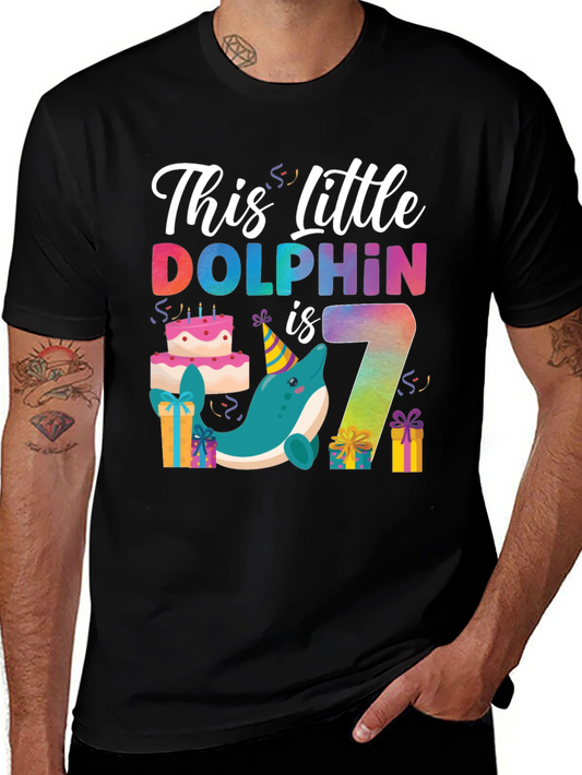 This Little Dolphin is Seven T-Shirt