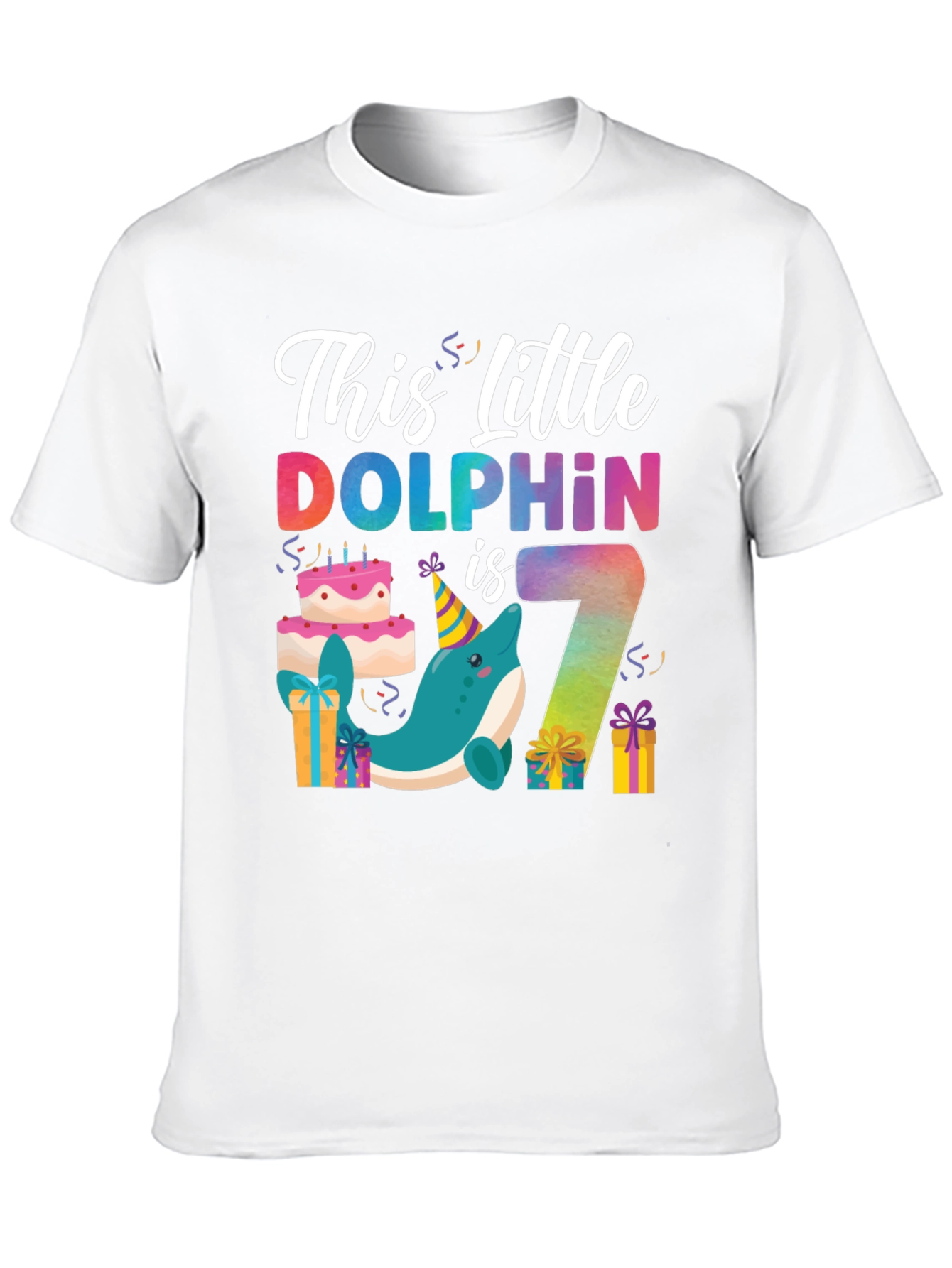 This Little Dolphin is Seven T-Shirt