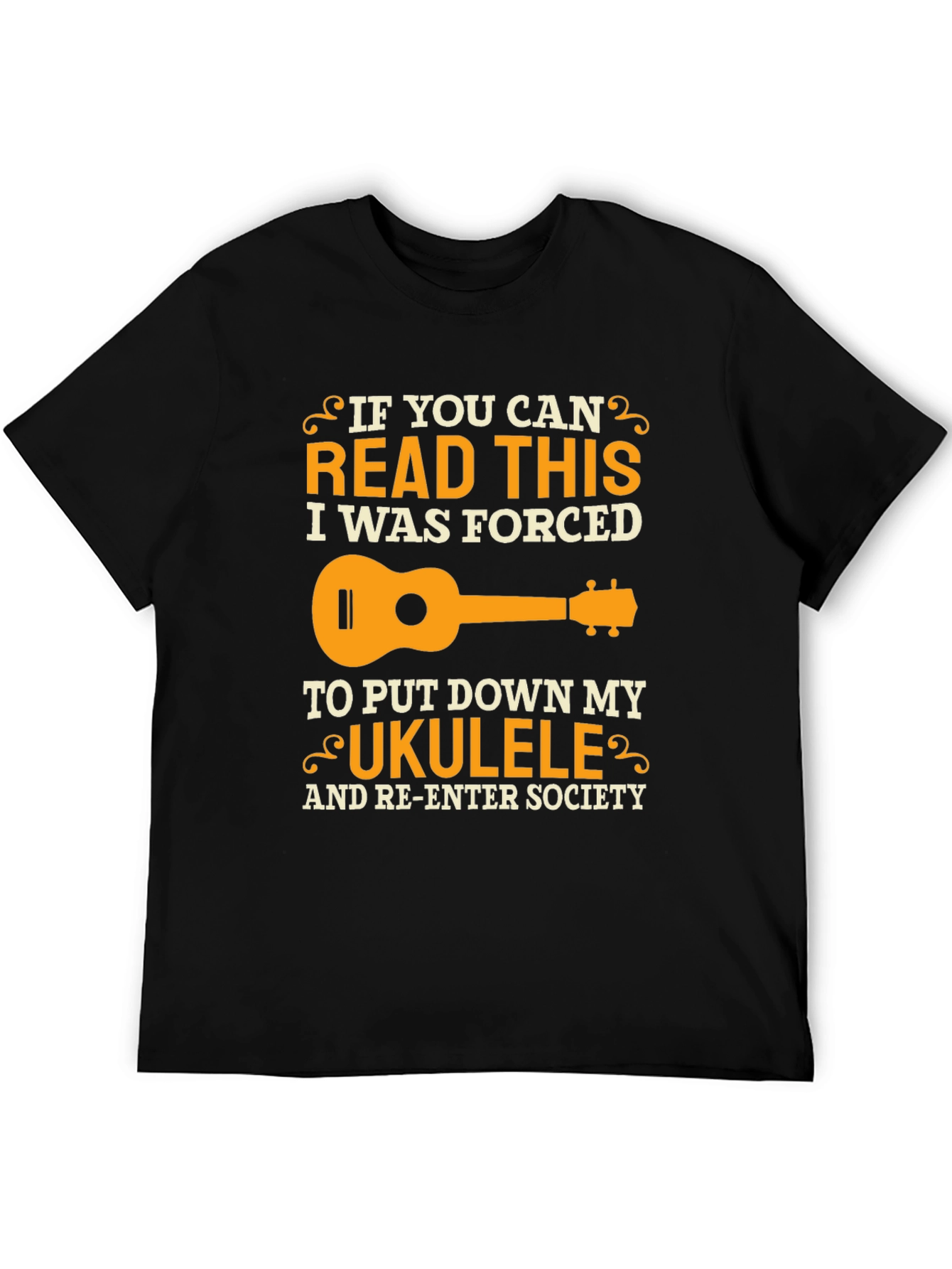 Ukulele Forced to Re-Enter Society T-Shirt