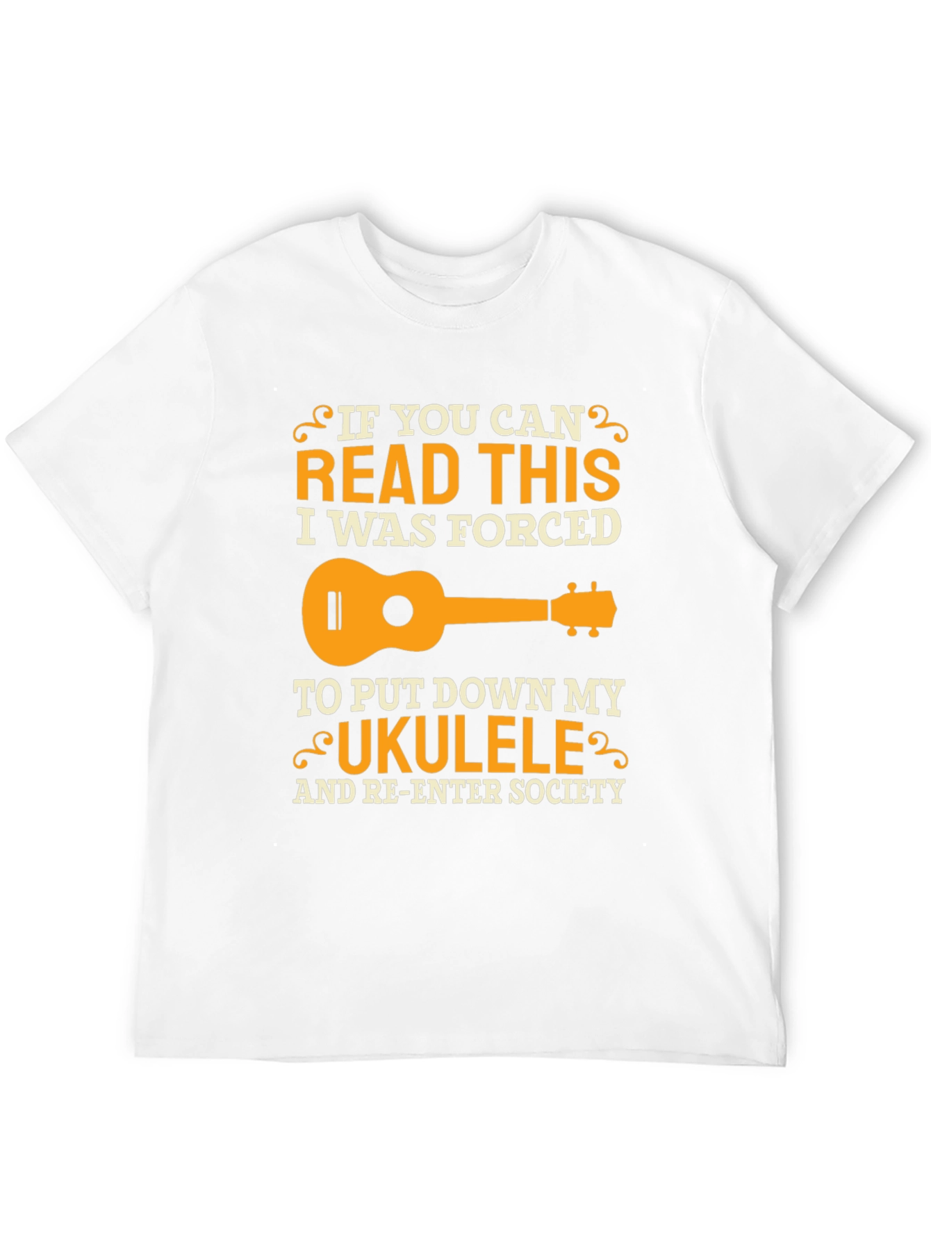 Ukulele Forced to Re-Enter Society T-Shirt