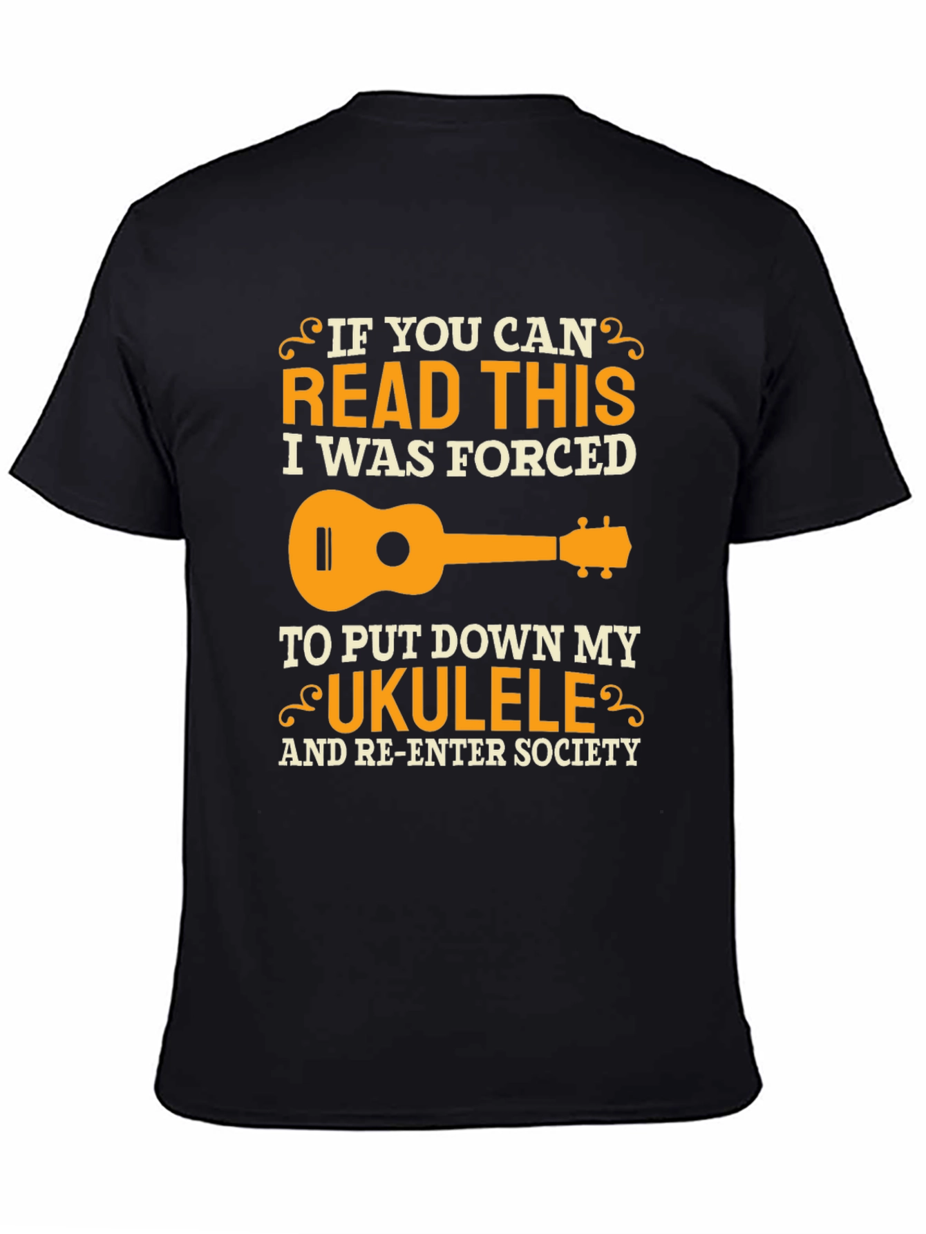 Ukulele Forced to Re-Enter Society T-Shirt