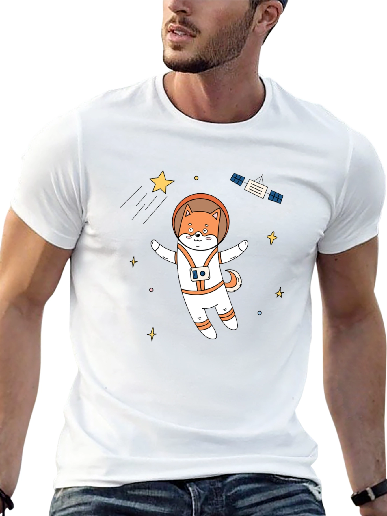 Astronaut Shiba Inu T-Shirt