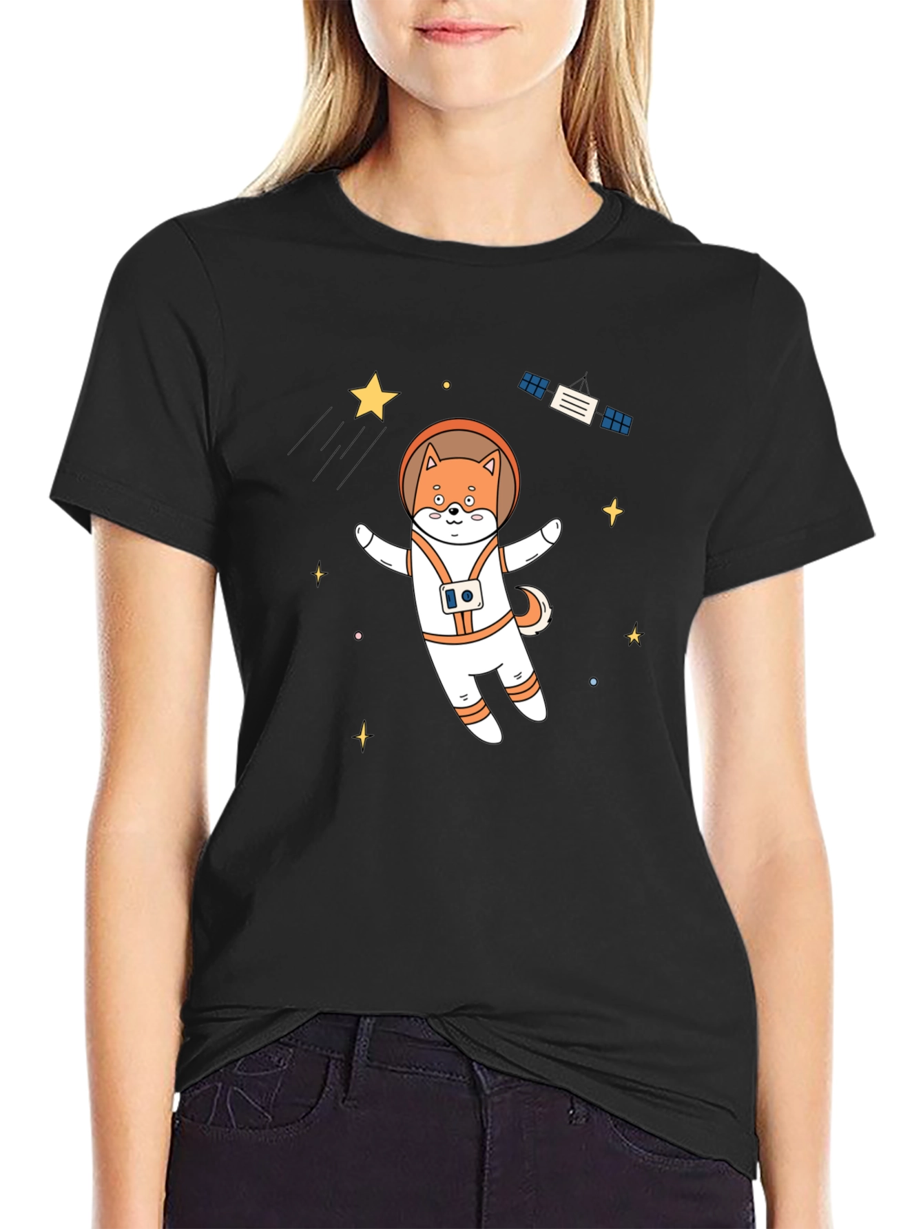 Astronaut Shiba Inu T-Shirt