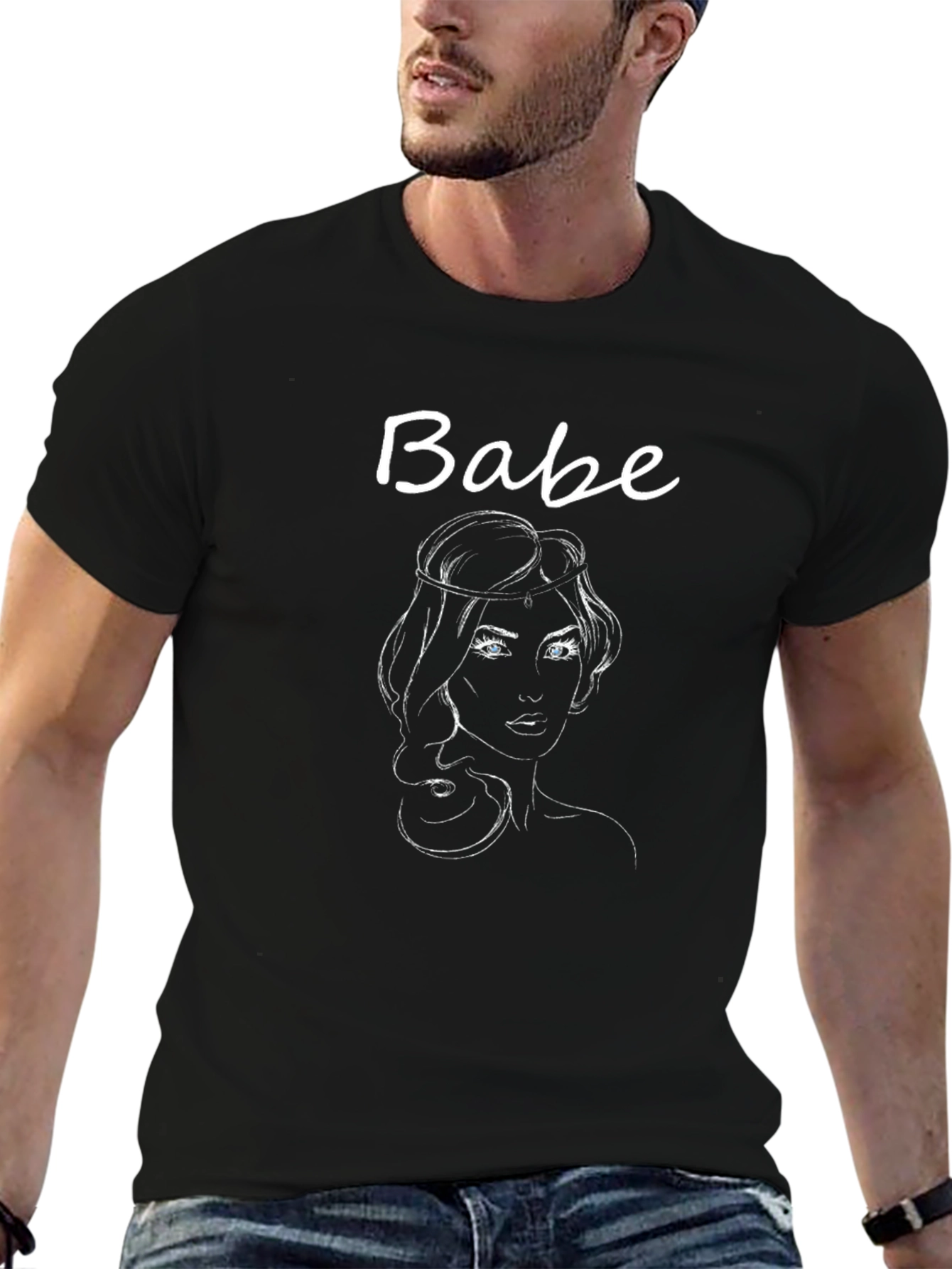 Babe Graphic Tee - Black