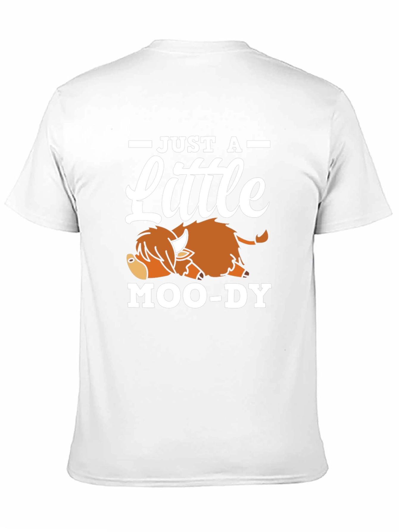 Just A Little Moo-Dy T-Shirt Black