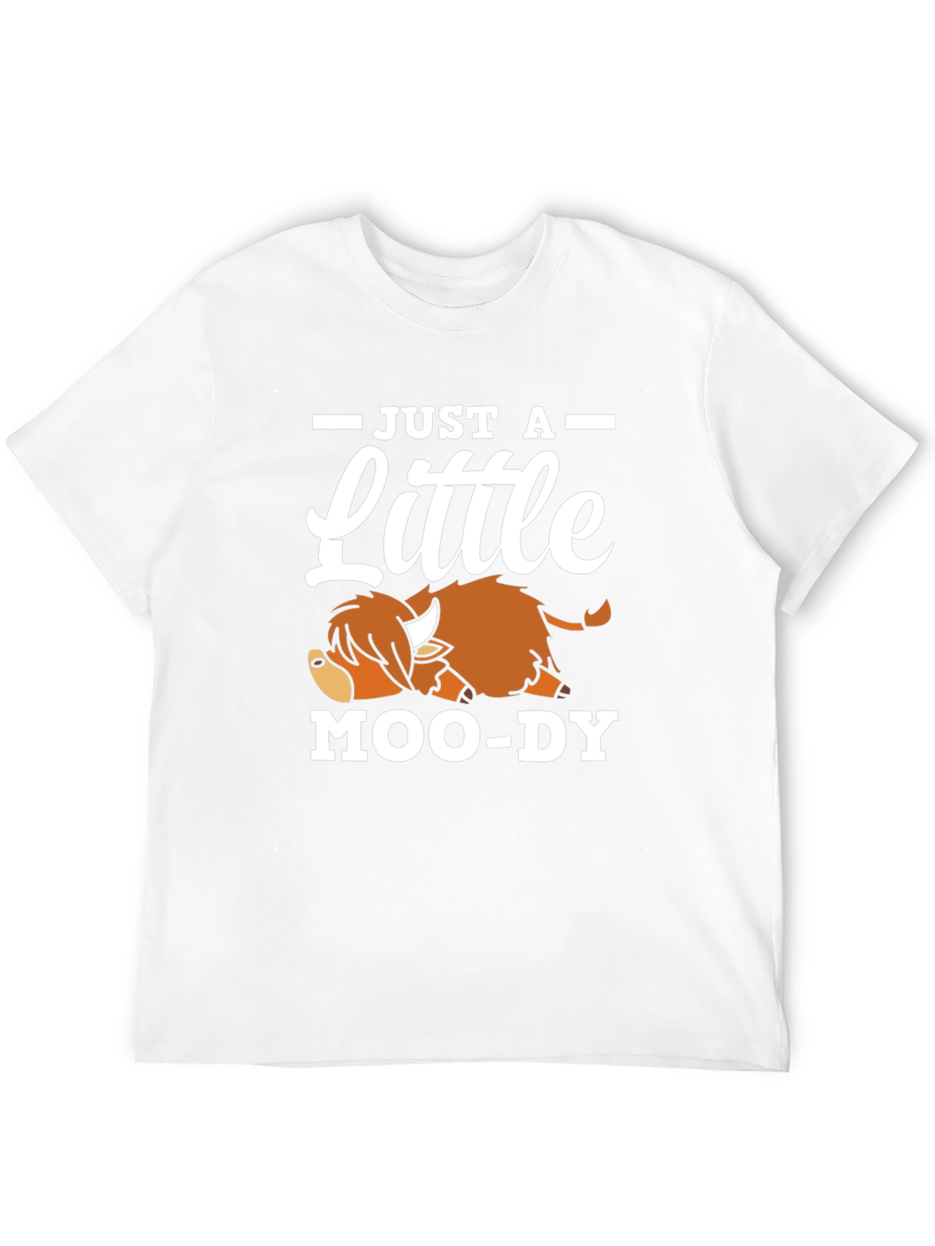 Just A Little Moo-Dy T-Shirt Black