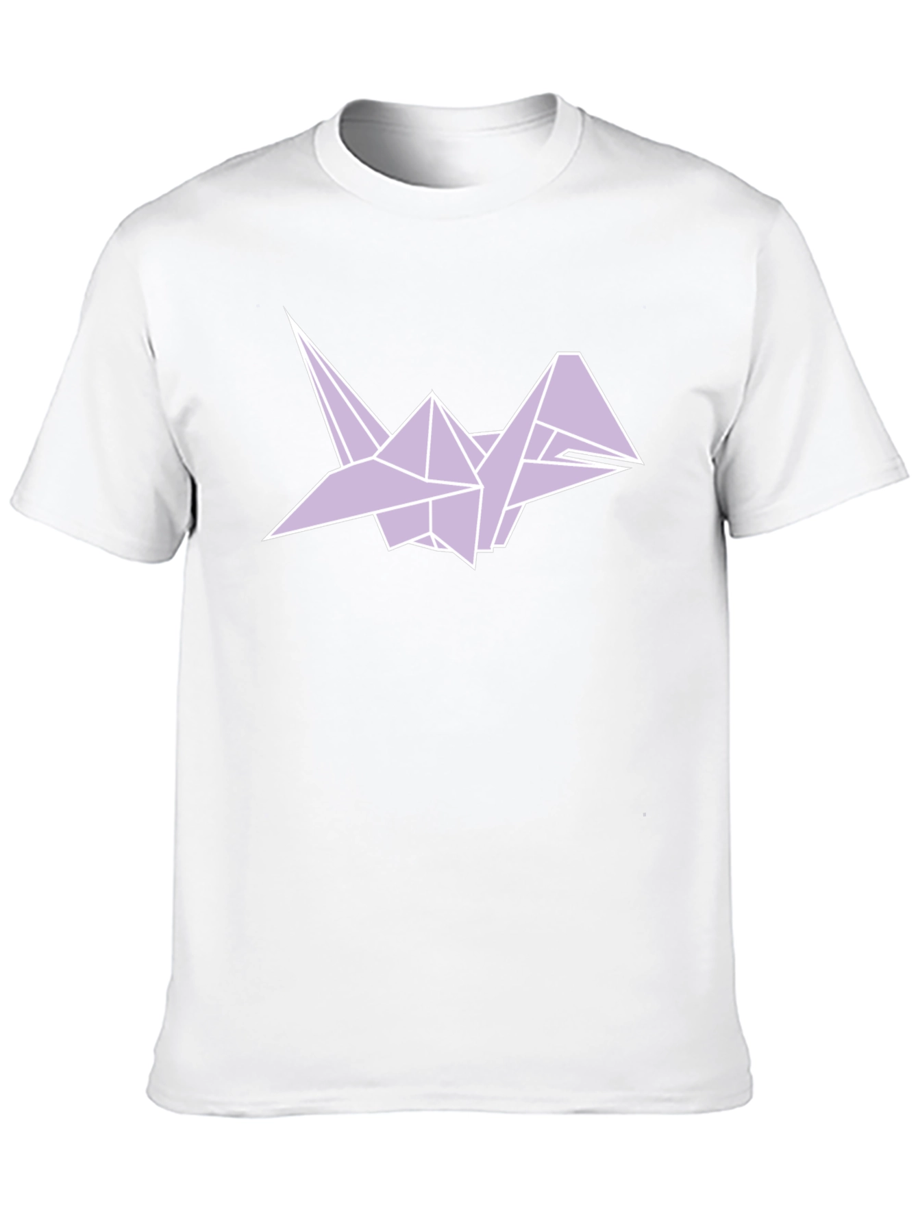 Origami Crane Graphic Tee - Mens Black T-Shirt
