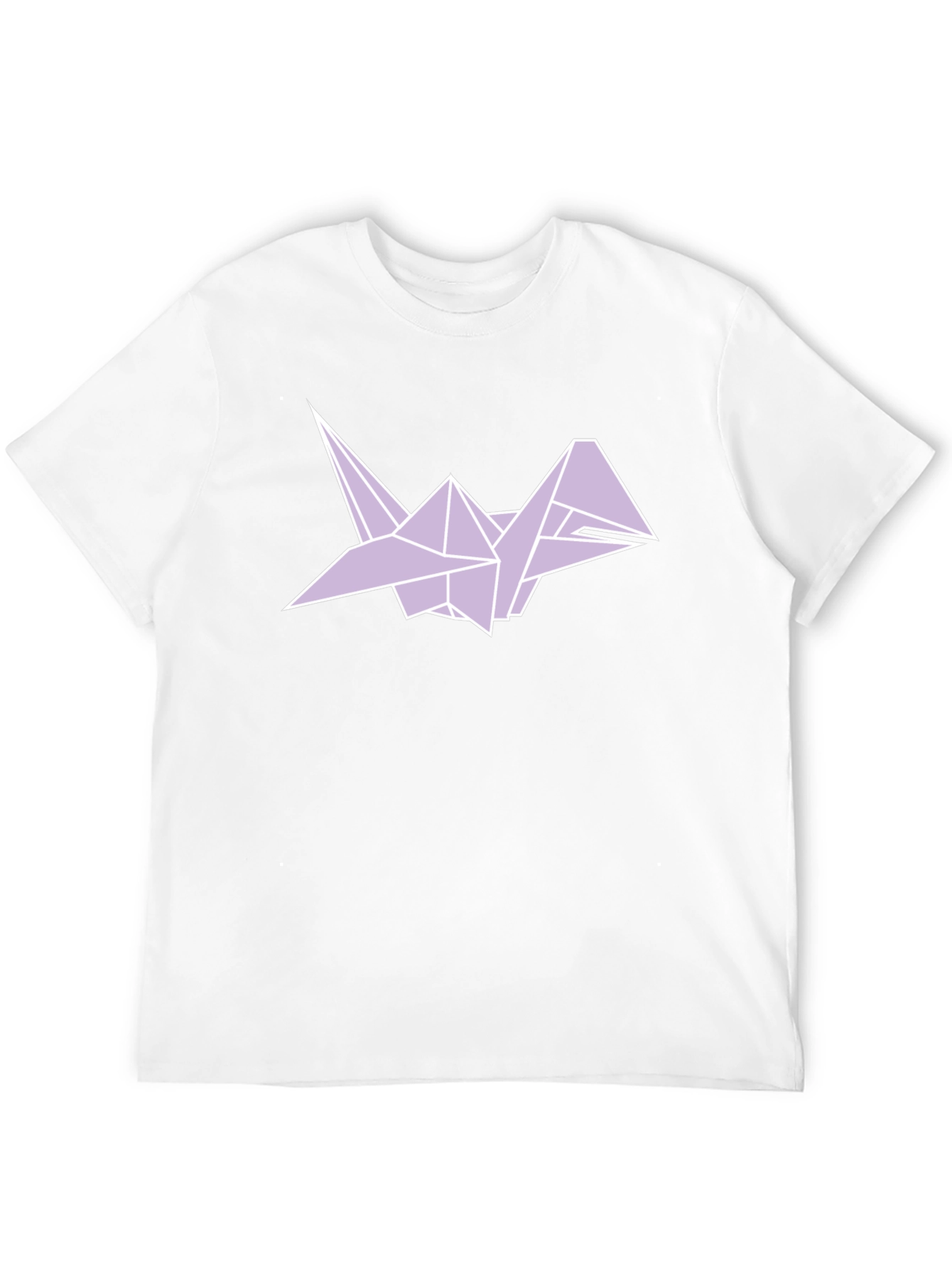 Origami Crane Graphic Tee - Mens Black T-Shirt