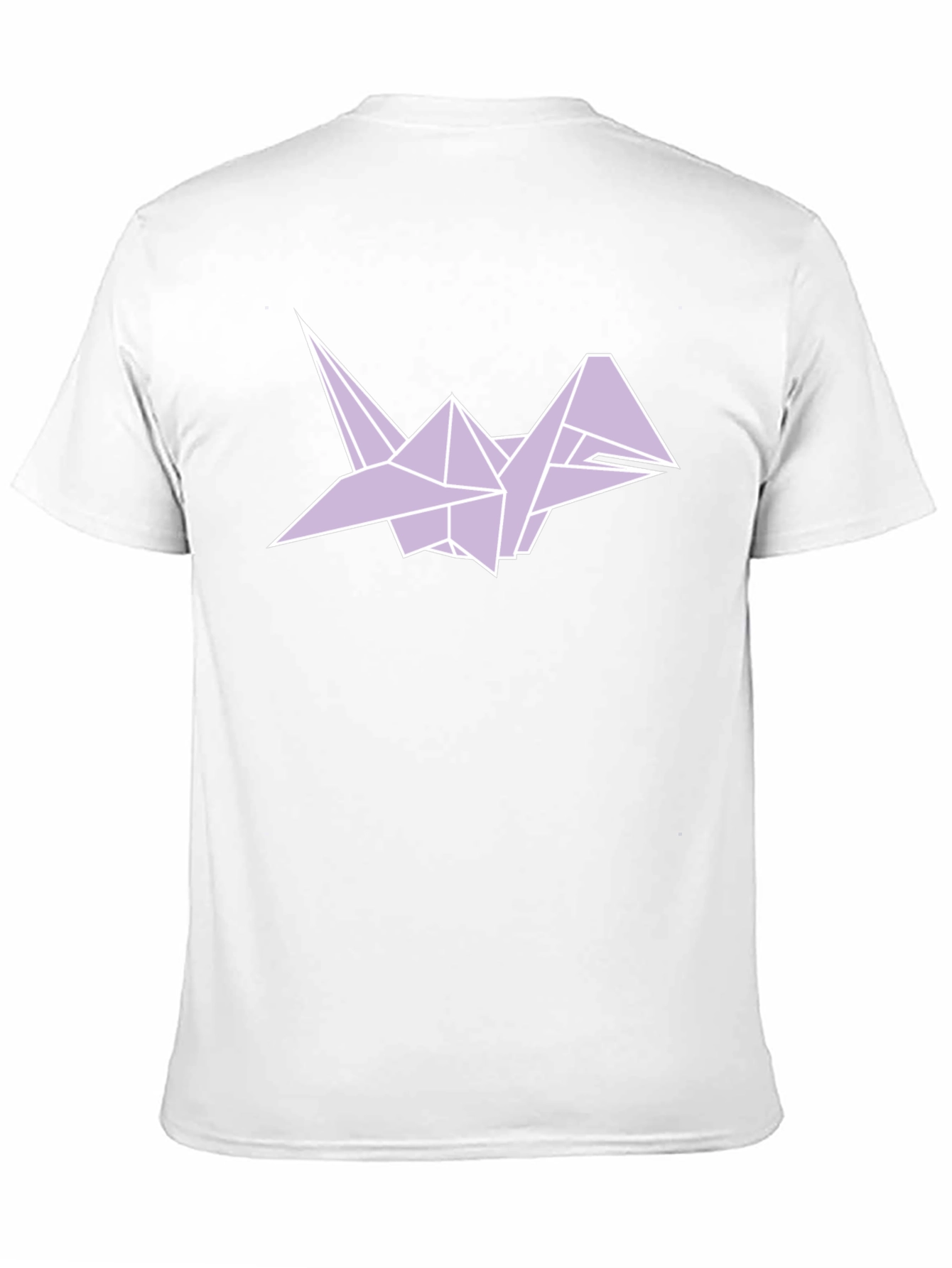 Origami Crane Graphic Tee - Mens Black T-Shirt