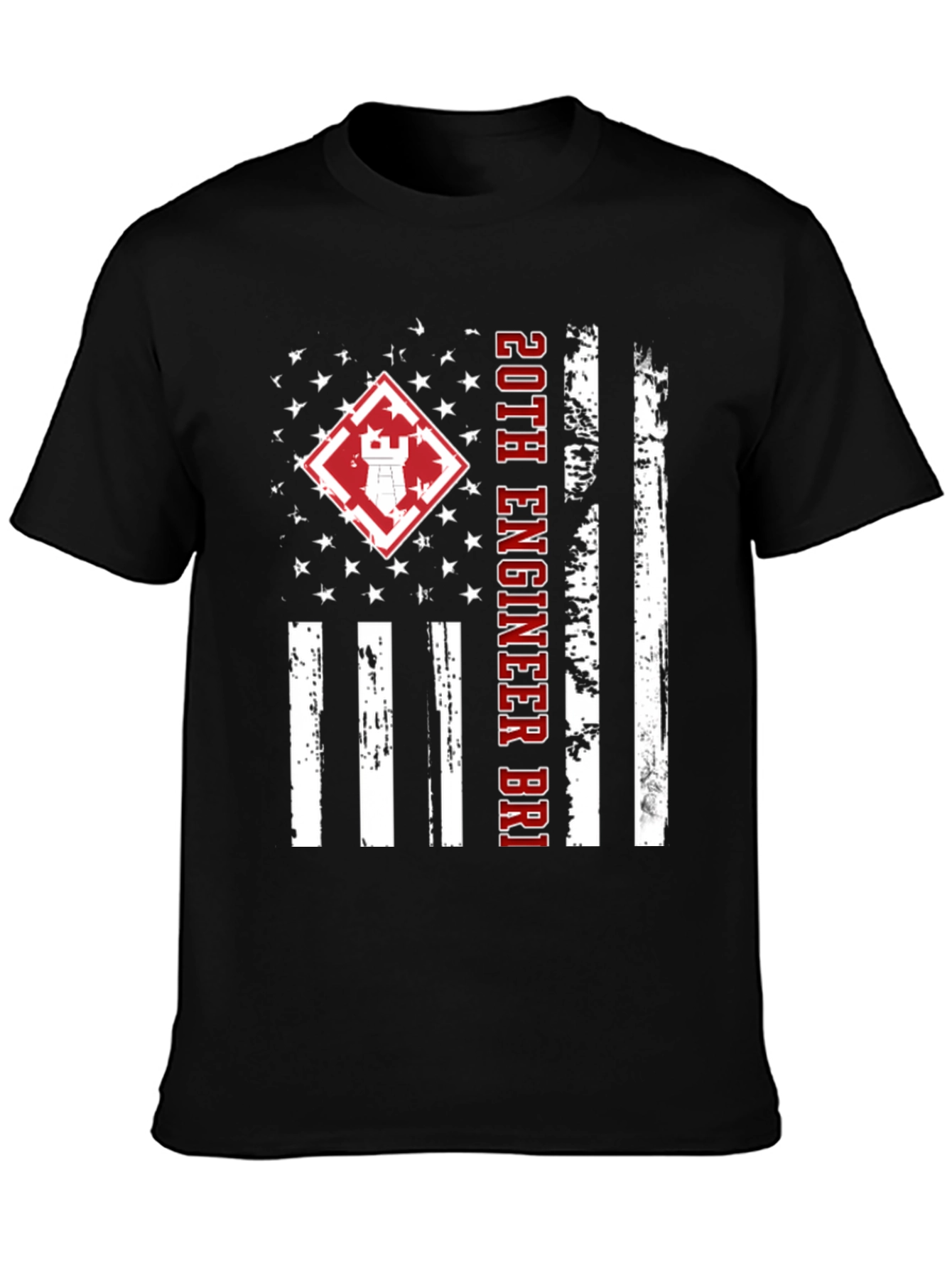 20th Engineer Brigade Flag Graphic Tee