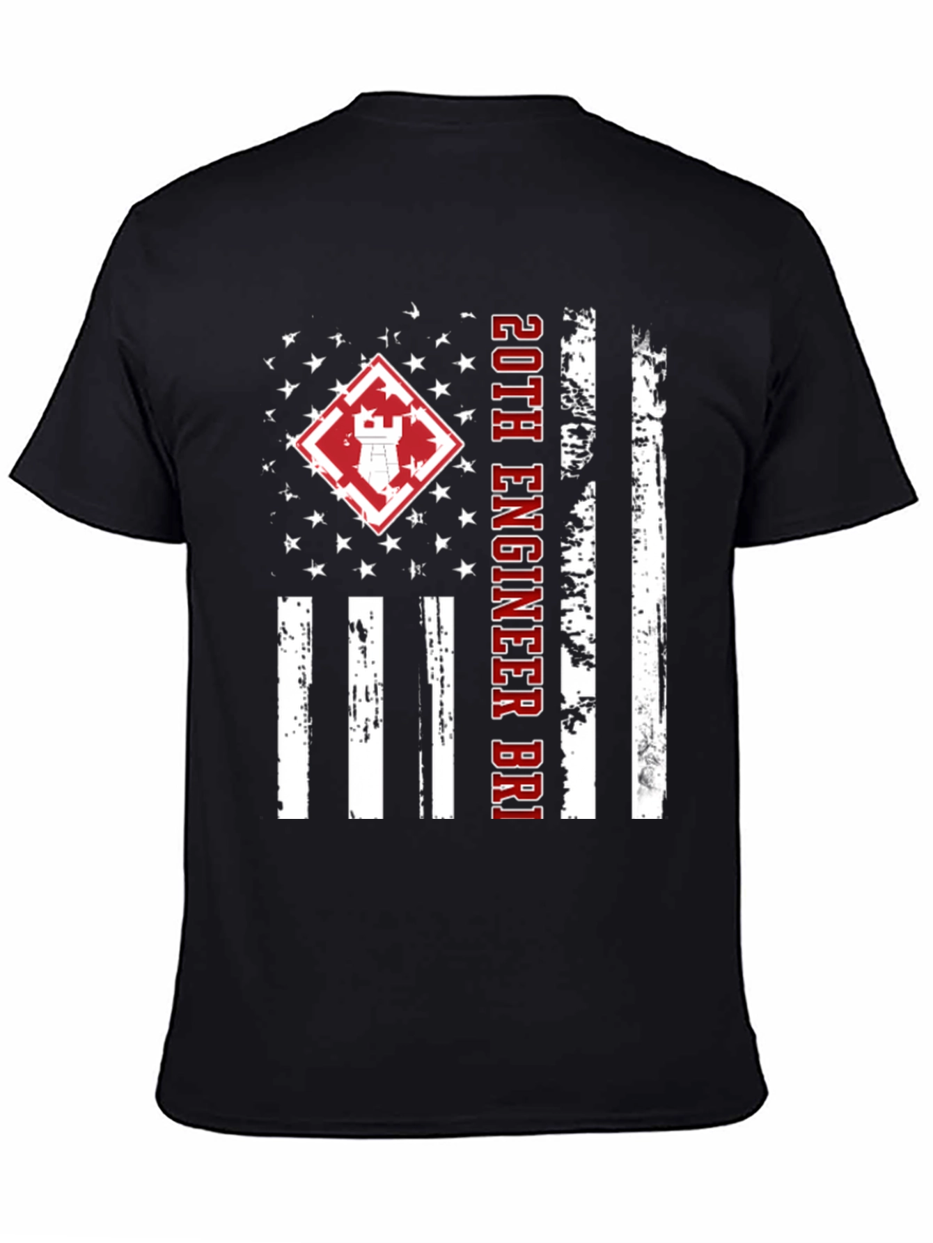 20th Engineer Brigade Flag Graphic Tee