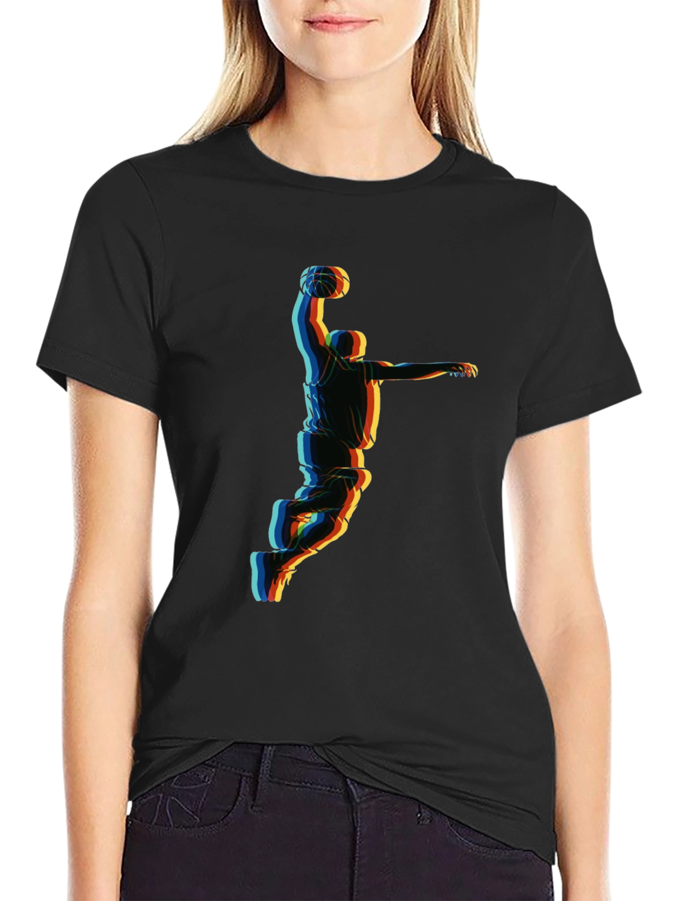 Basketball Player Graphic T-Shirt