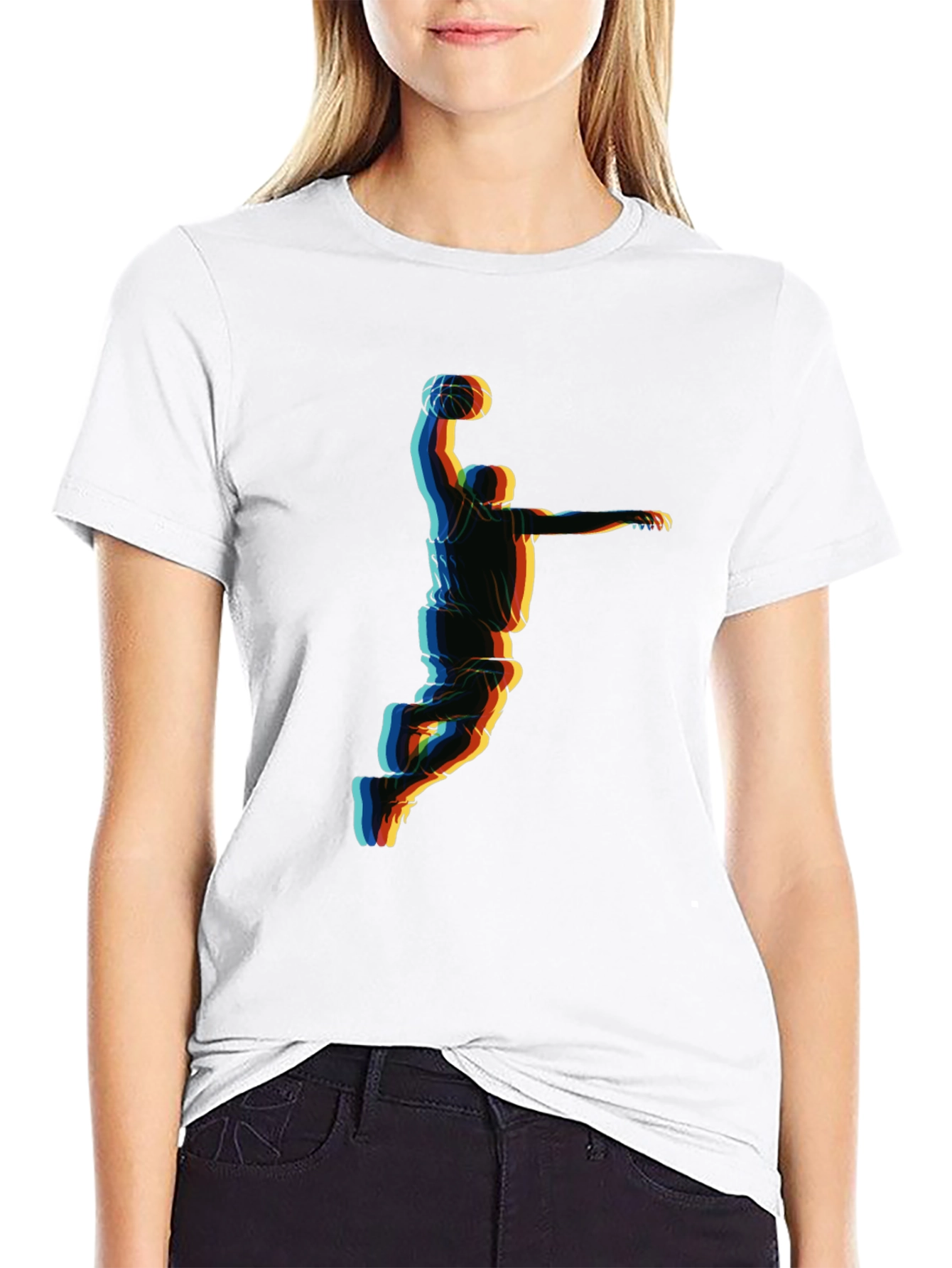 Basketball Player Graphic T-Shirt