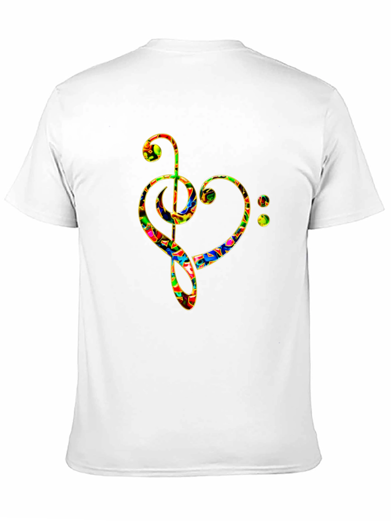 Treble Heart Black T-Shirt