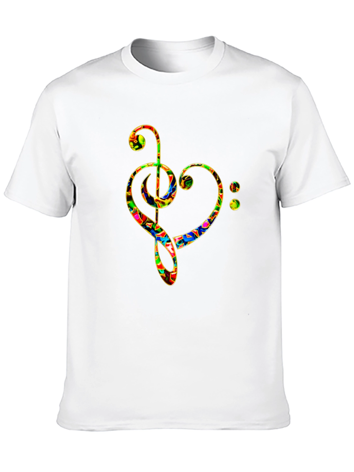 Treble Heart Black T-Shirt