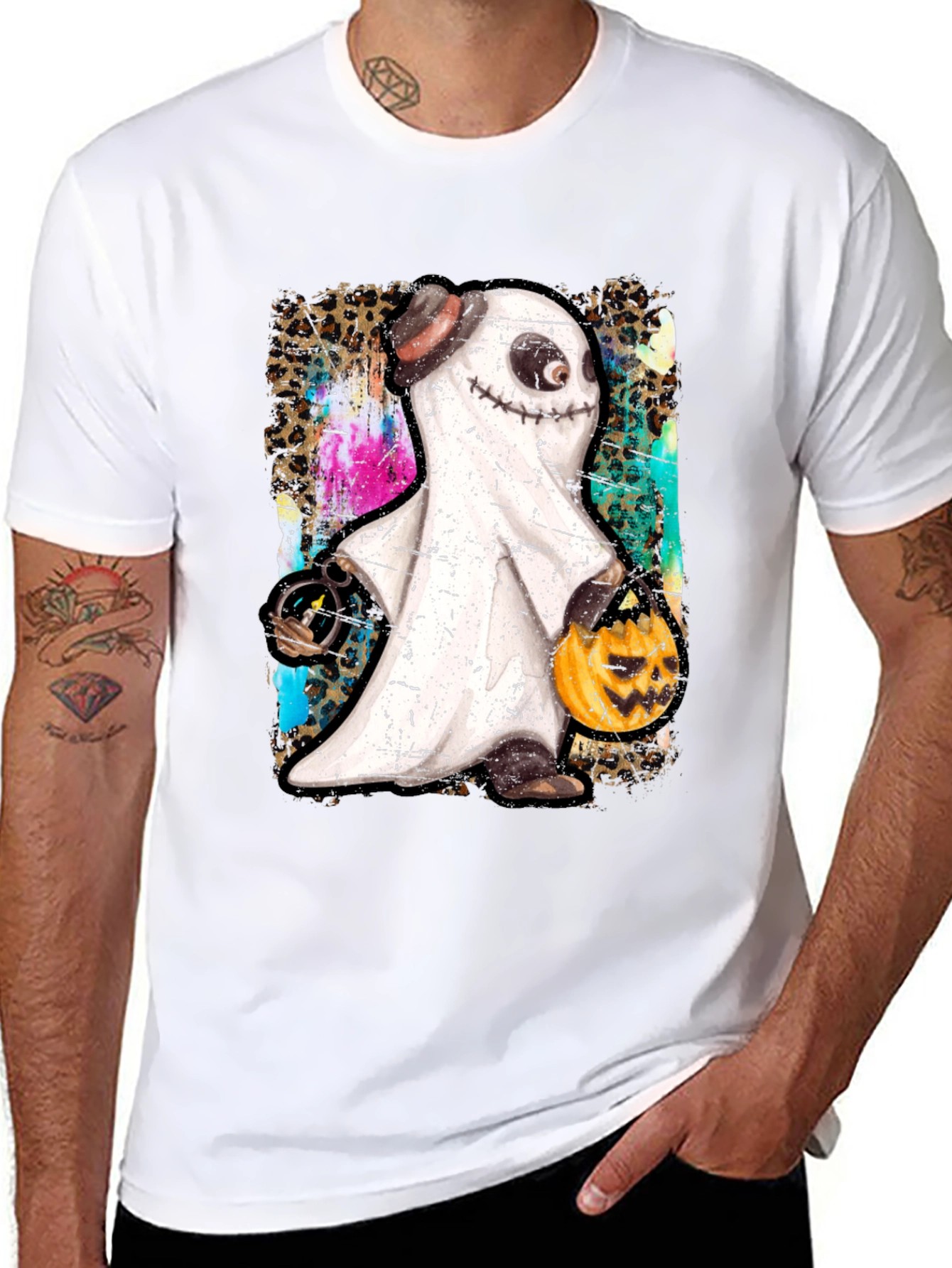 Spooky Ghost Halloween T-Shirt