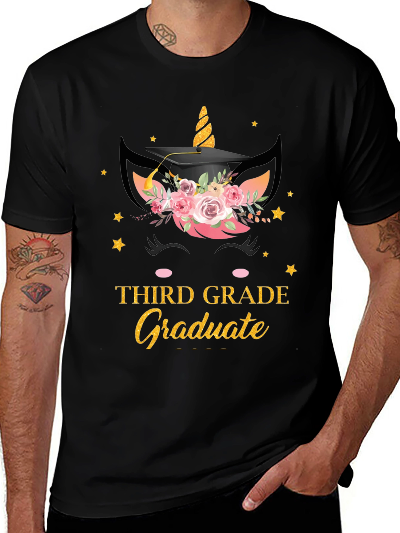 Third Grade Graduate Unicorn T-Shirt