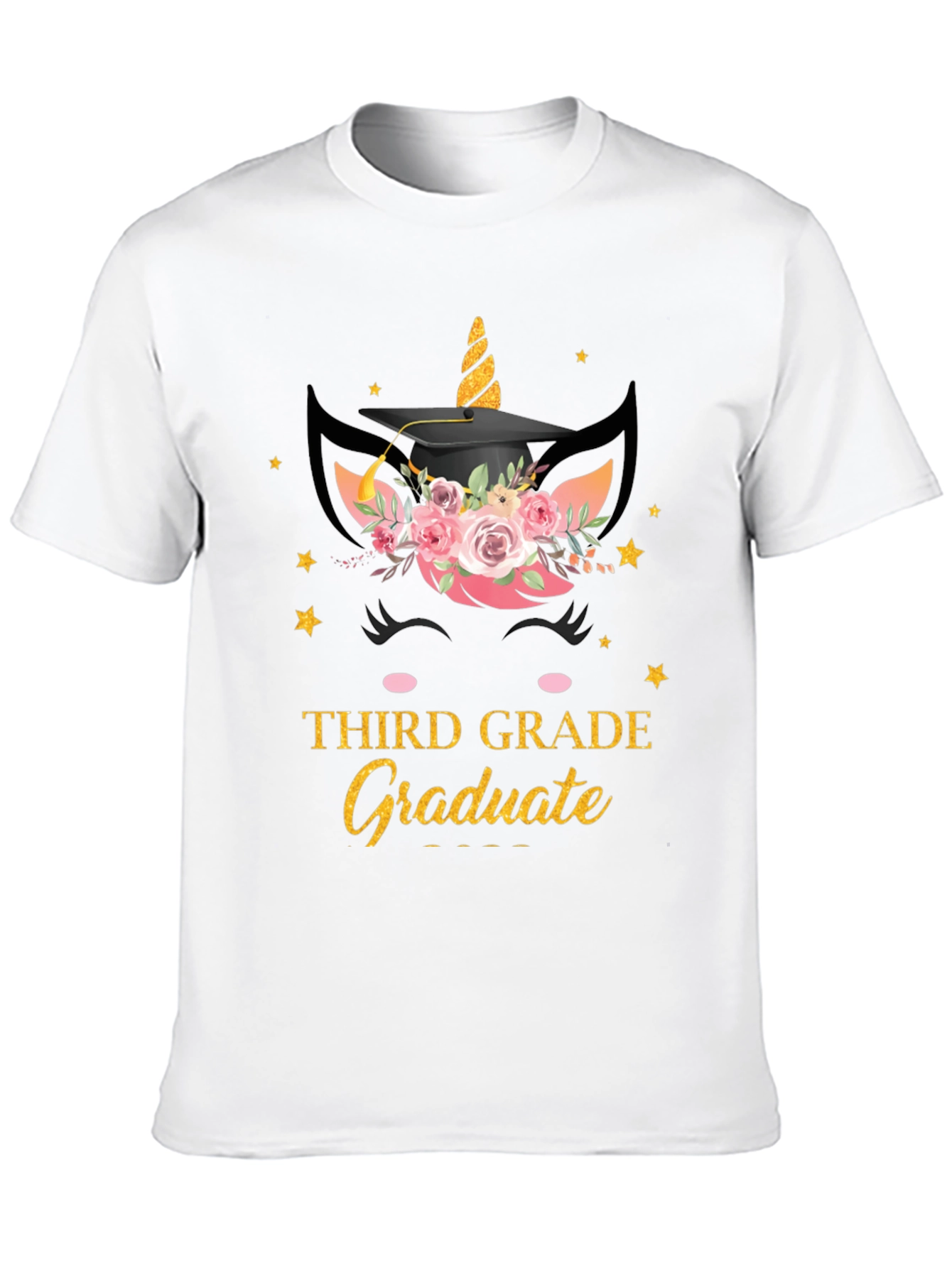 Third Grade Graduate Unicorn T-Shirt