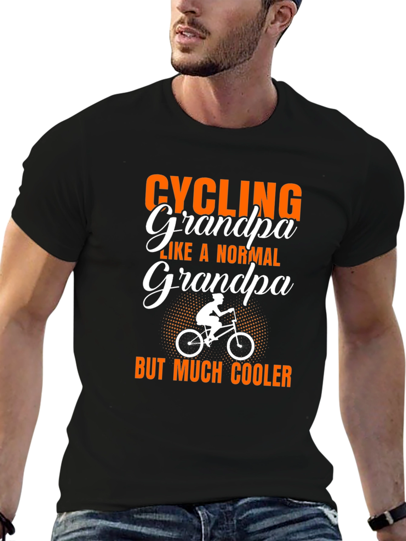 Cycling Grandpa T-Shirt - Cool Cyclist Gift