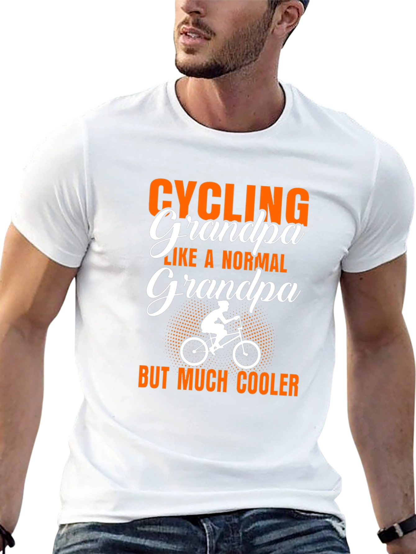 Cycling Grandpa T-Shirt - Cool Cyclist Gift