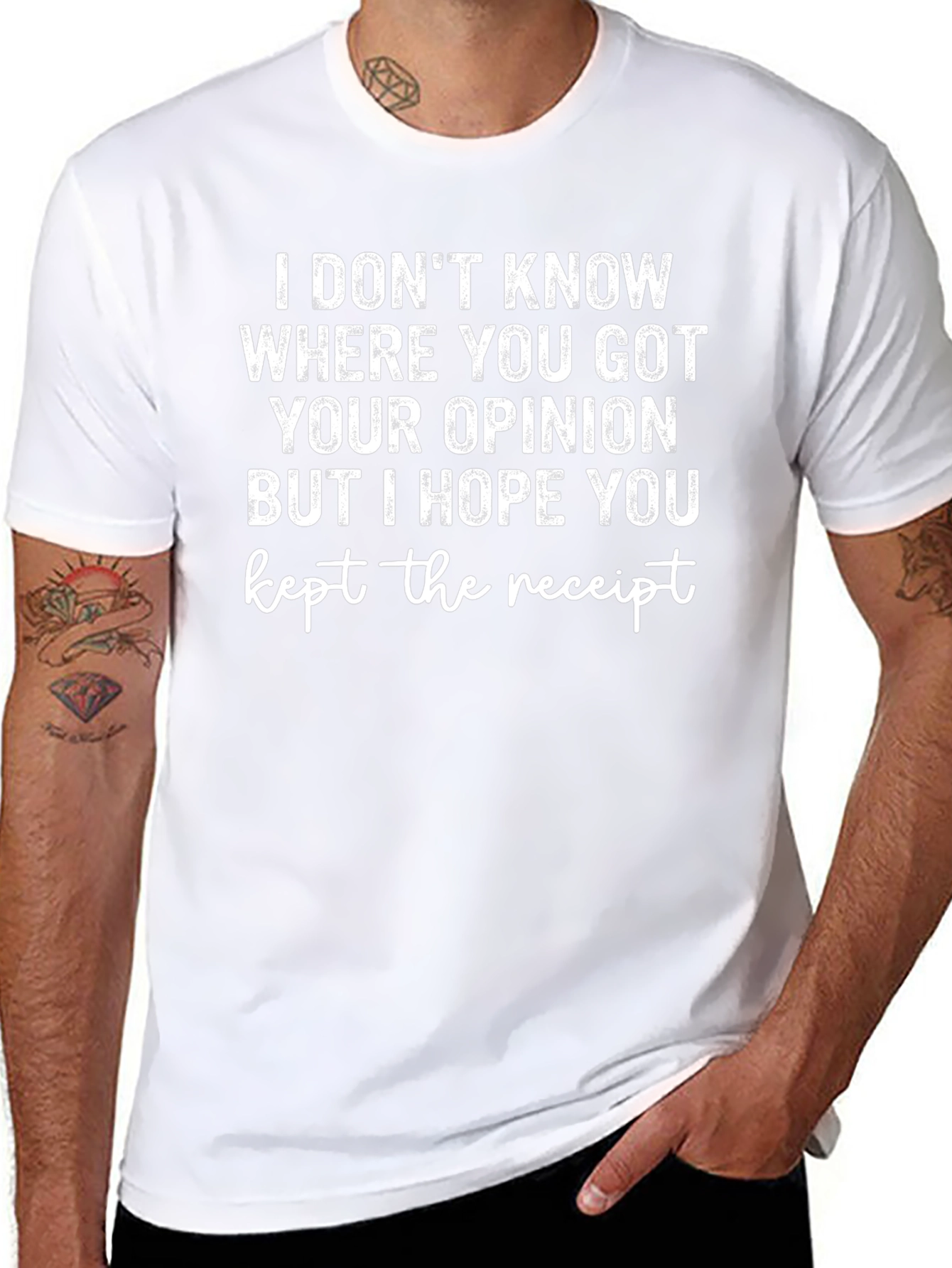 Funny Sarcastic Opinion T-Shirt