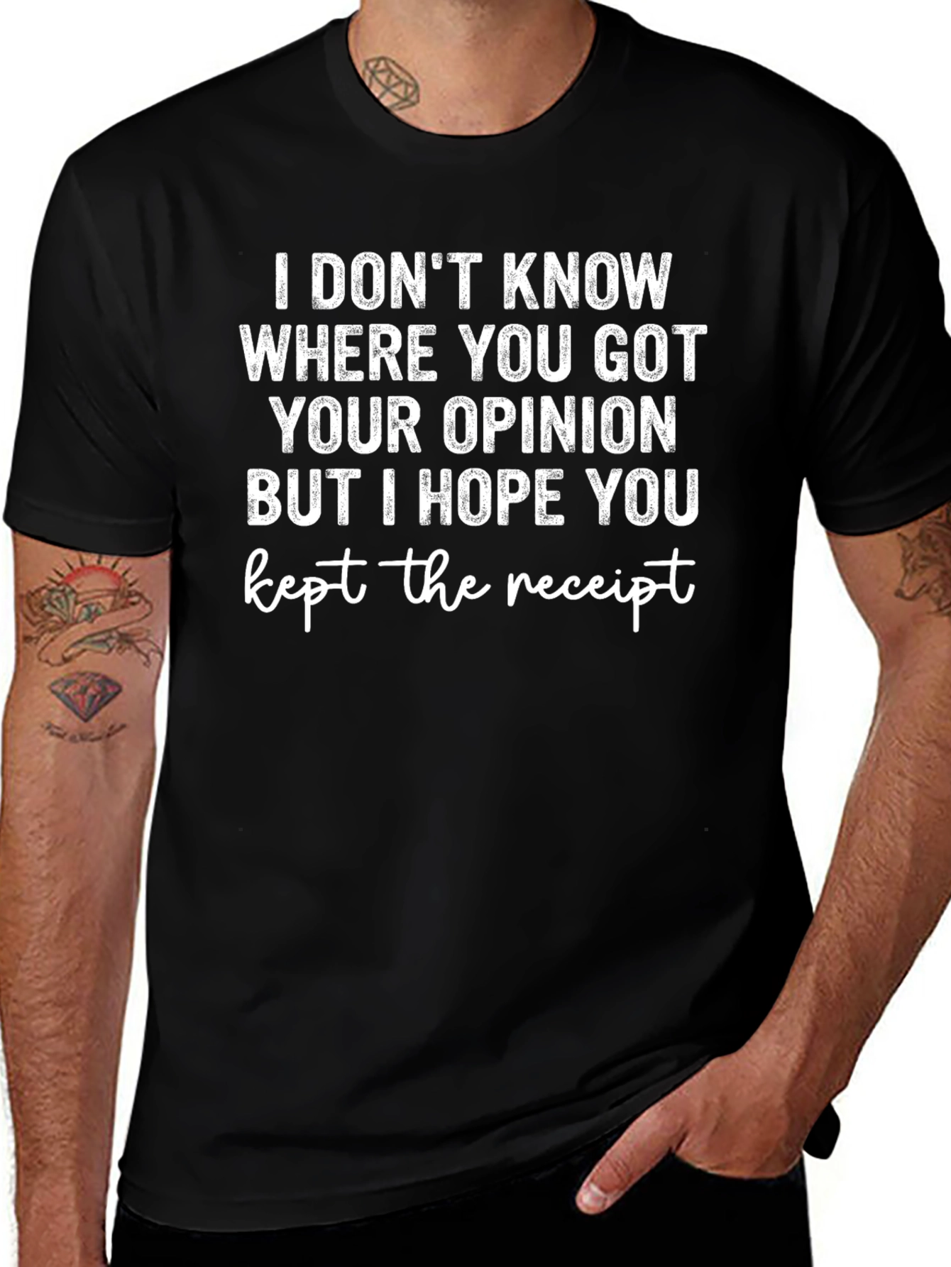Funny Sarcastic Opinion T-Shirt