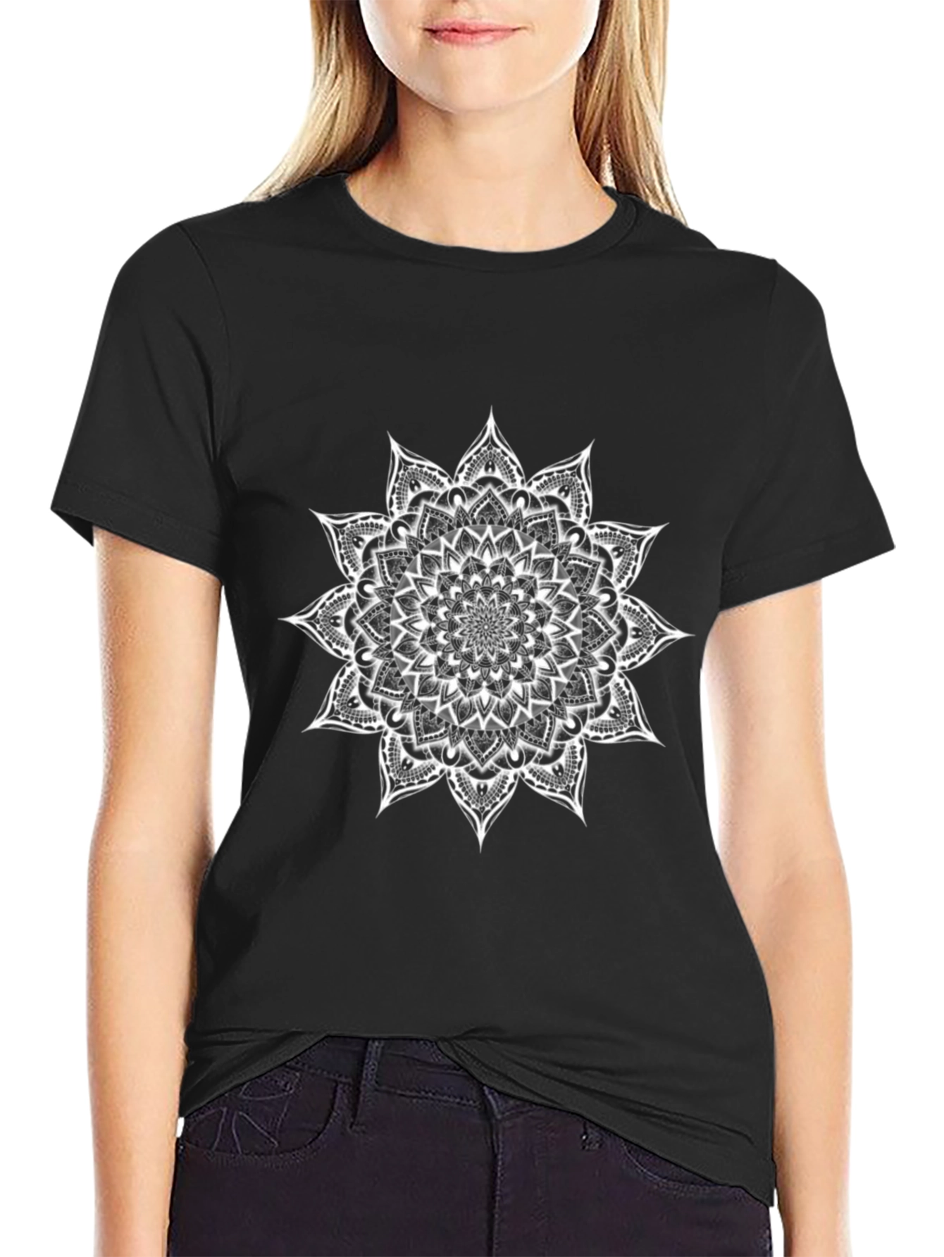 Mandala Art Black T-Shirt - Stylish Graphic Tee