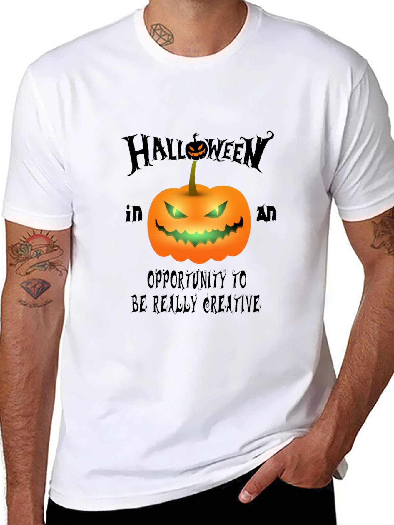 Halloween Graphic Tee - Be Creative This Season!