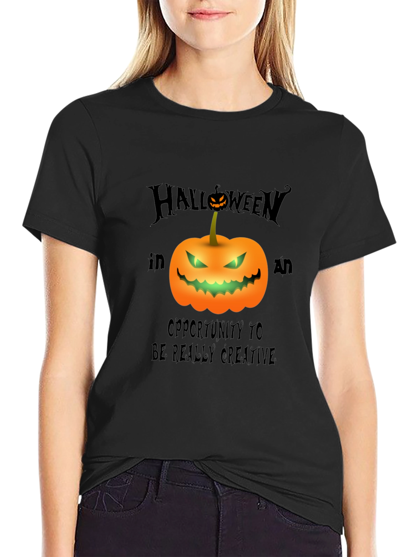 Halloween Graphic Tee - Be Creative This Season!