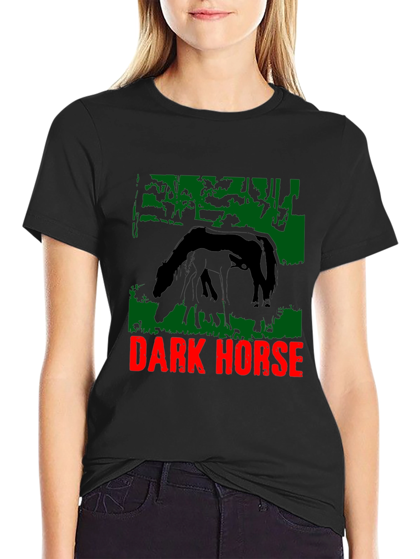 Dark Horse Graphic Tee - Black