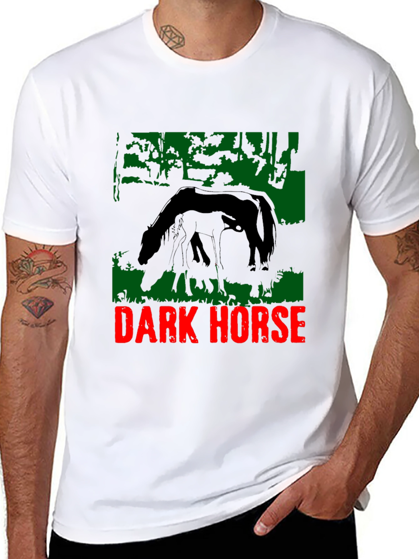 Dark Horse Graphic Tee - Black