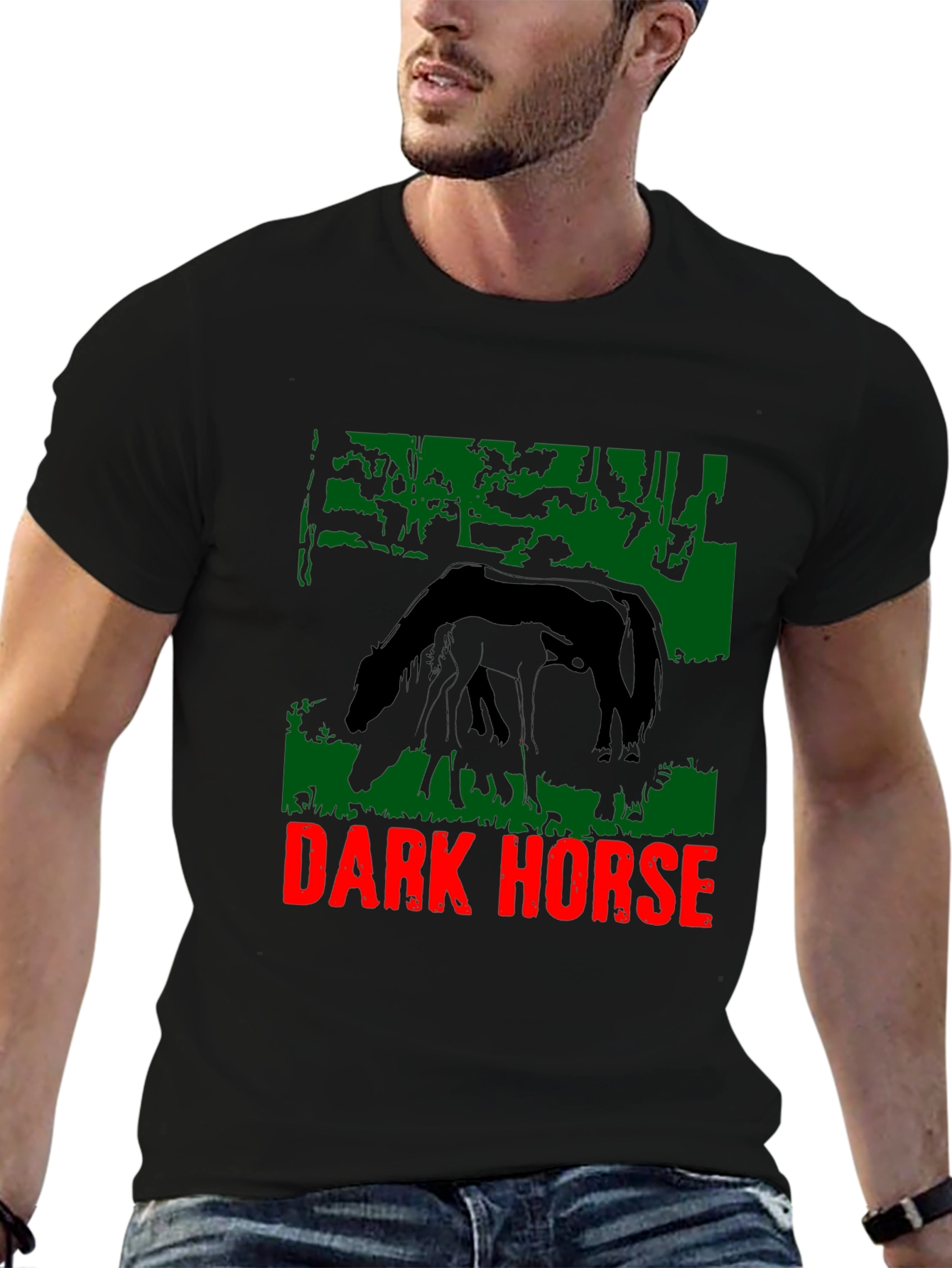 Dark Horse Graphic Tee - Black