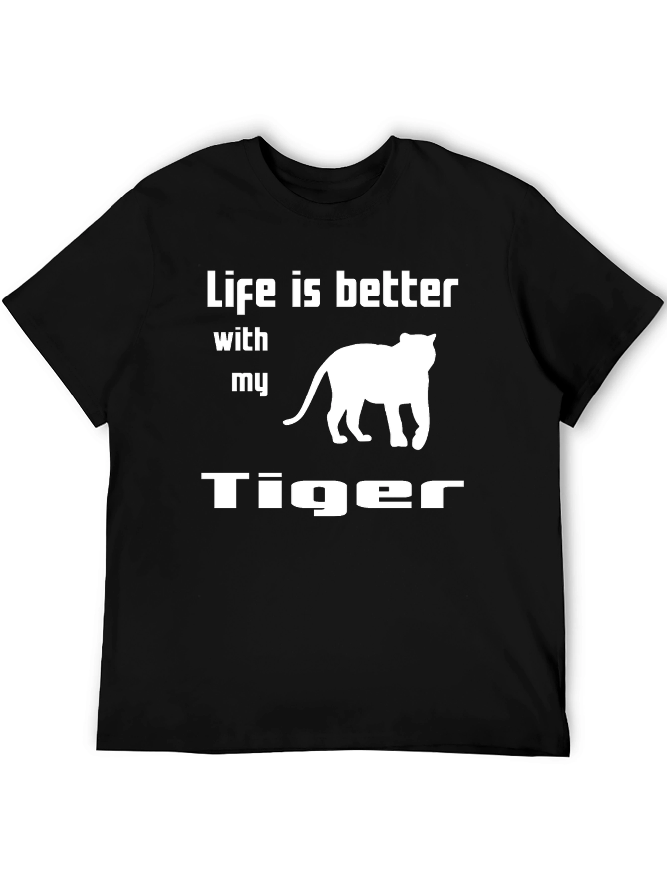 Life is Better With My Tiger Graphic Tee