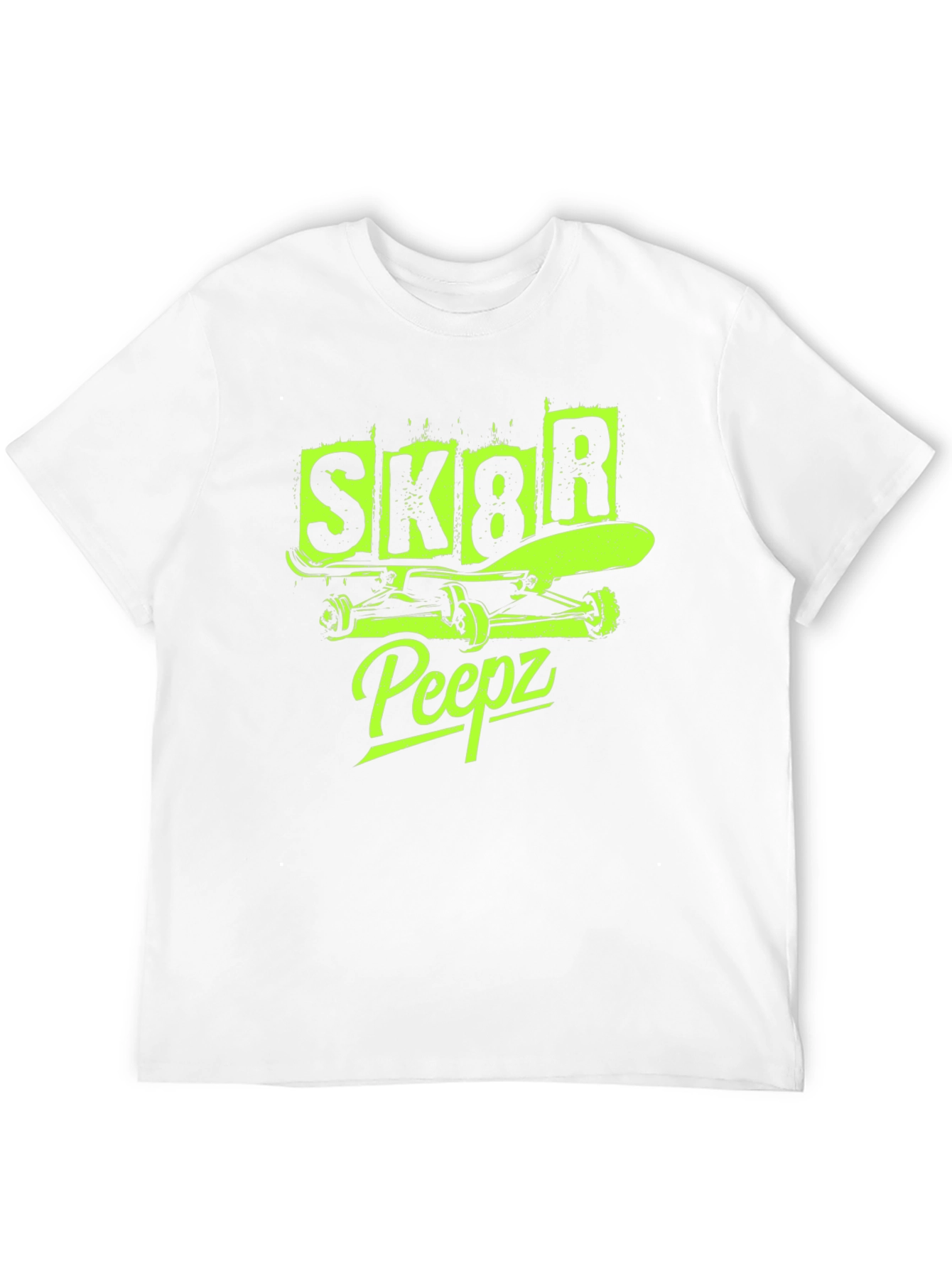 SK8R Peepz Graphic Tee - Skateboarder Style