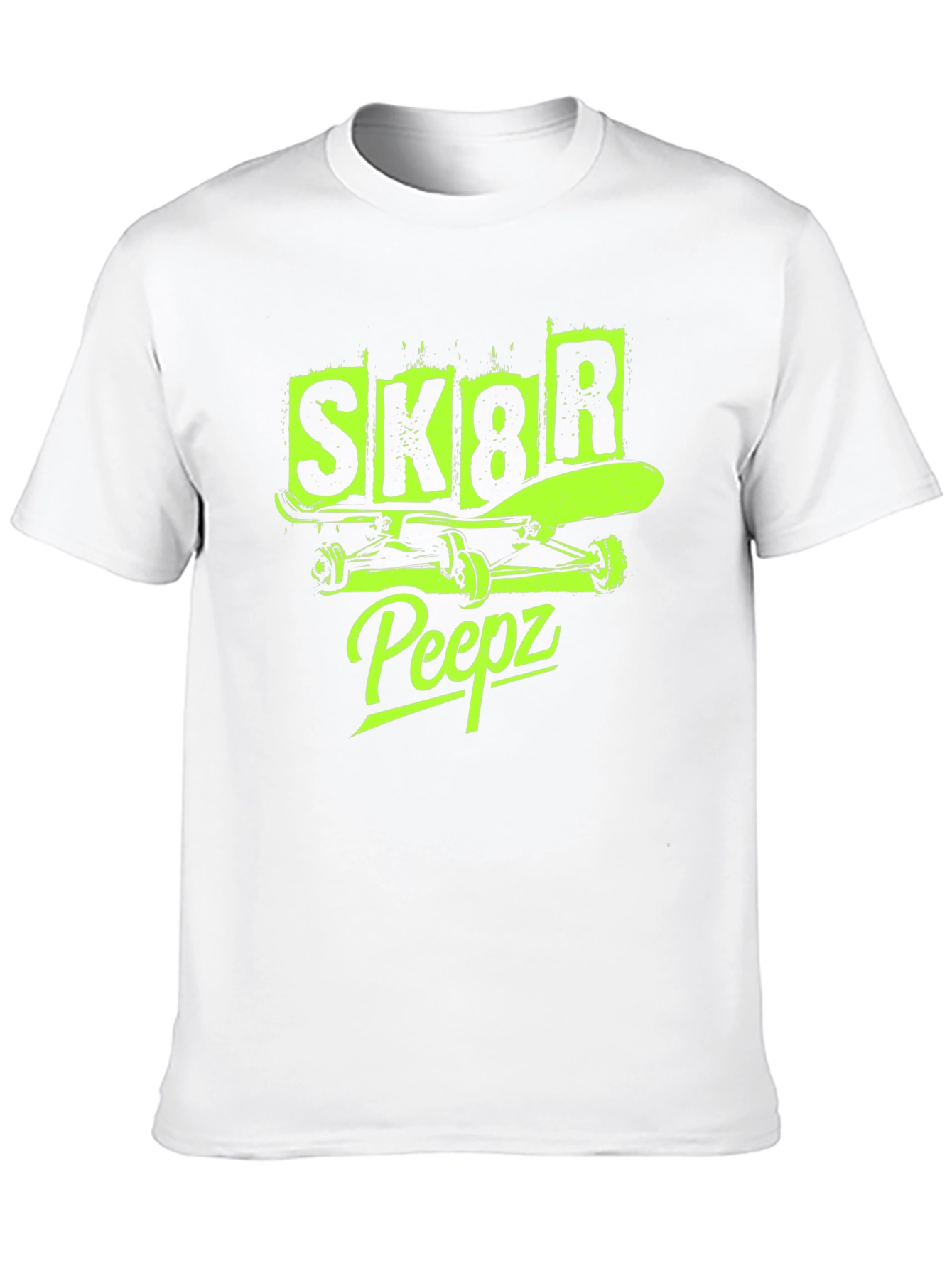 SK8R Peepz Graphic Tee - Skateboarder Style