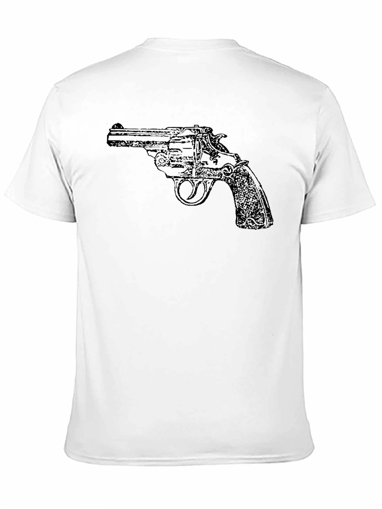 Revolver Graphic Print Black T-Shirt