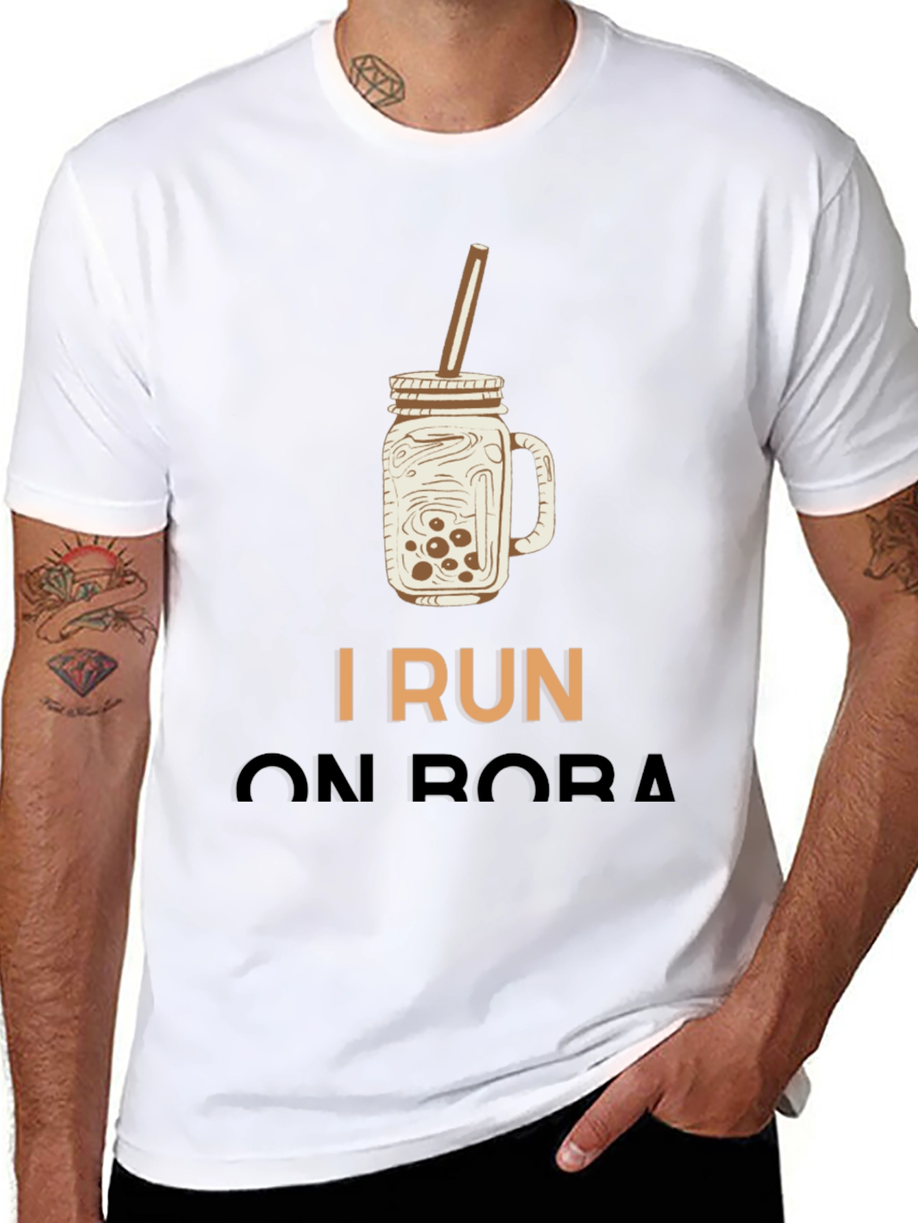 I Run On Boba T-Shirt