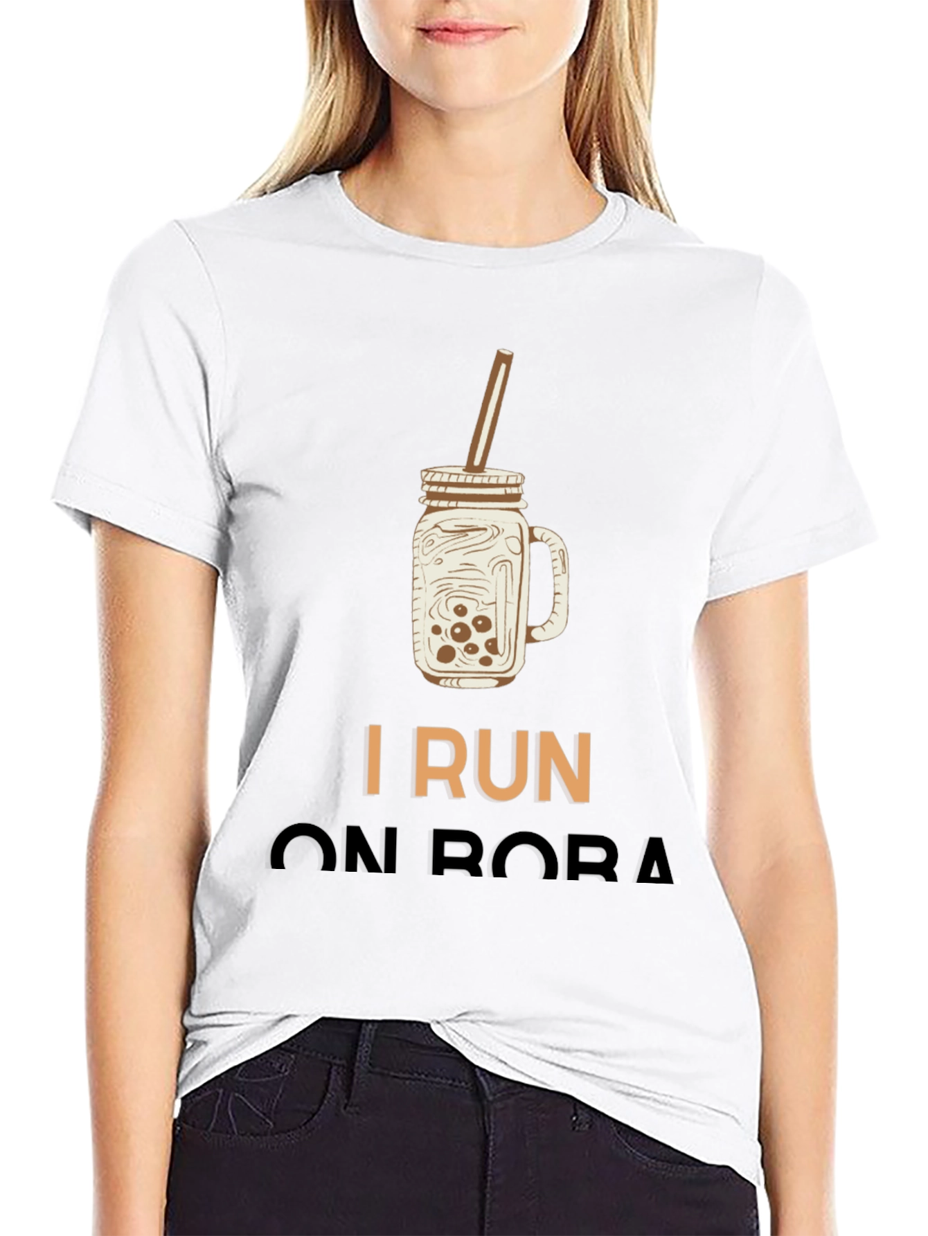 I Run On Boba T-Shirt