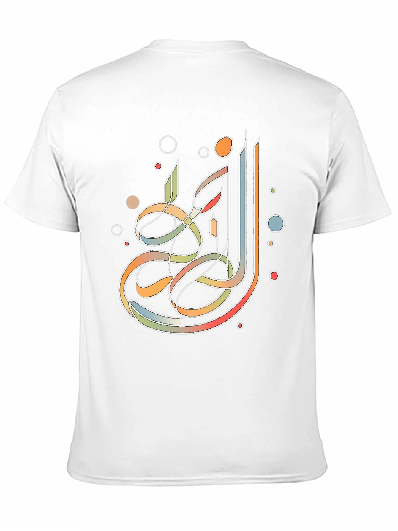 Abstract Calligraphy Graphic T-Shirt - Mens Black Tee
