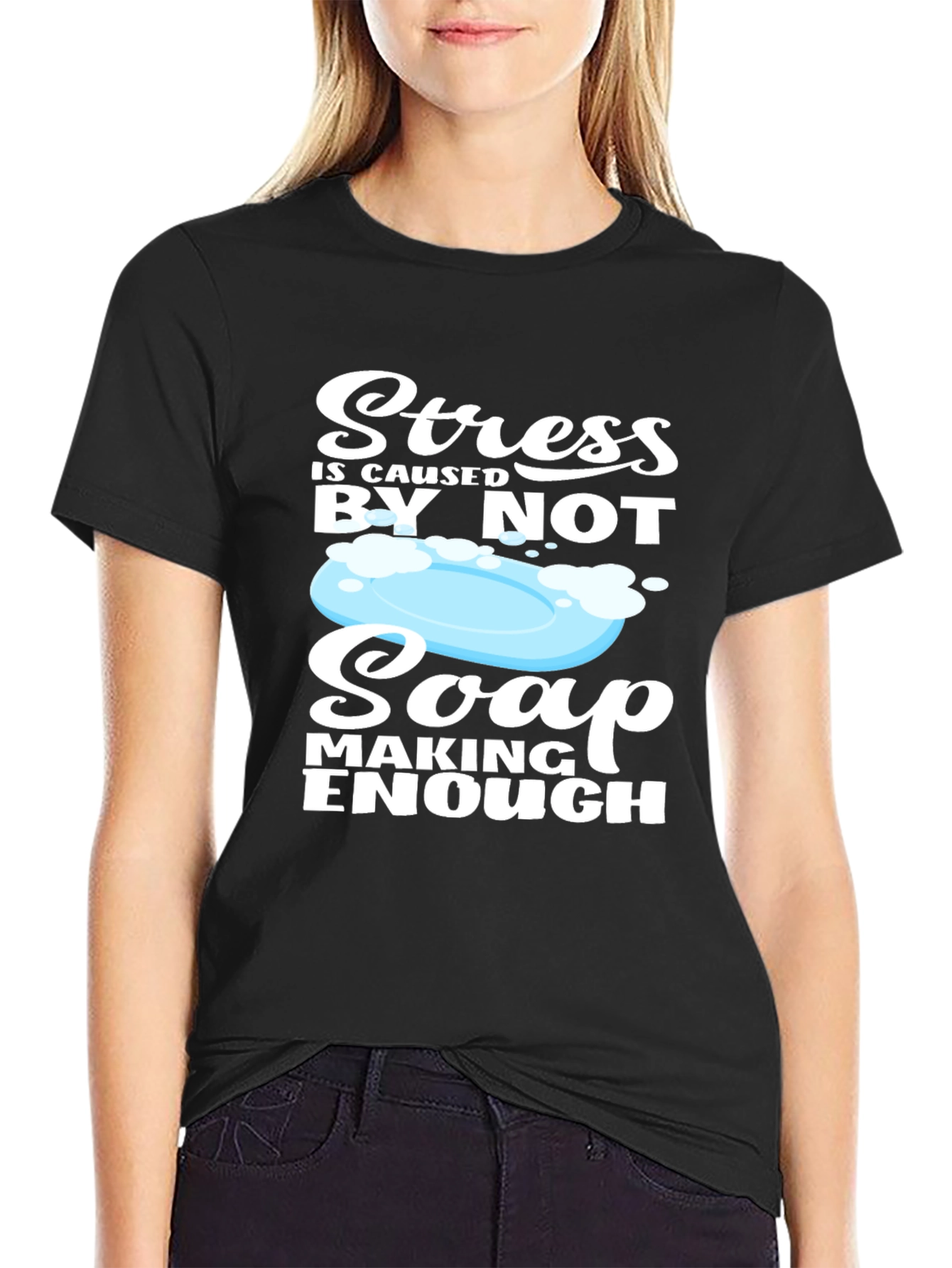 Soap Making T-Shirt - Stress Relief Design