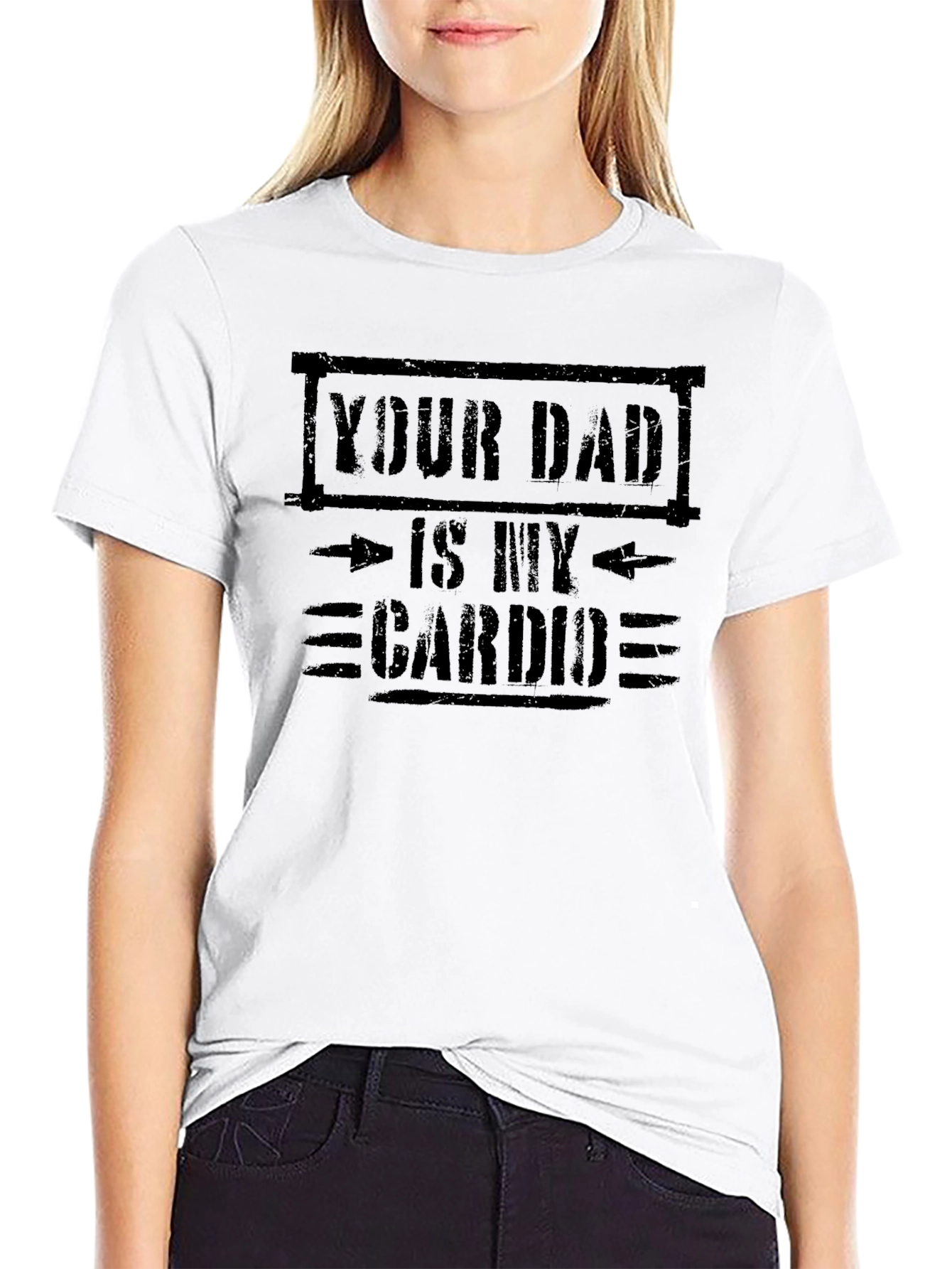 Your Dad Is My Cardio Graphic Tee