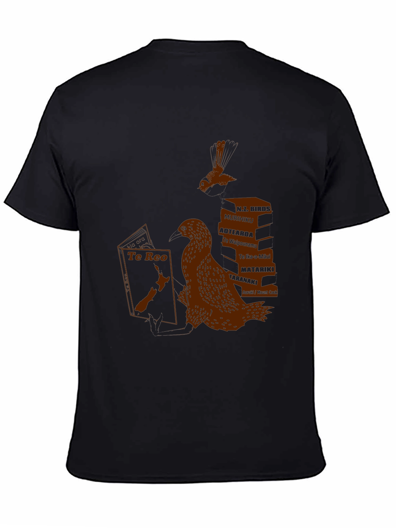 New Zealand Graphic Tee - Read Te Reo!