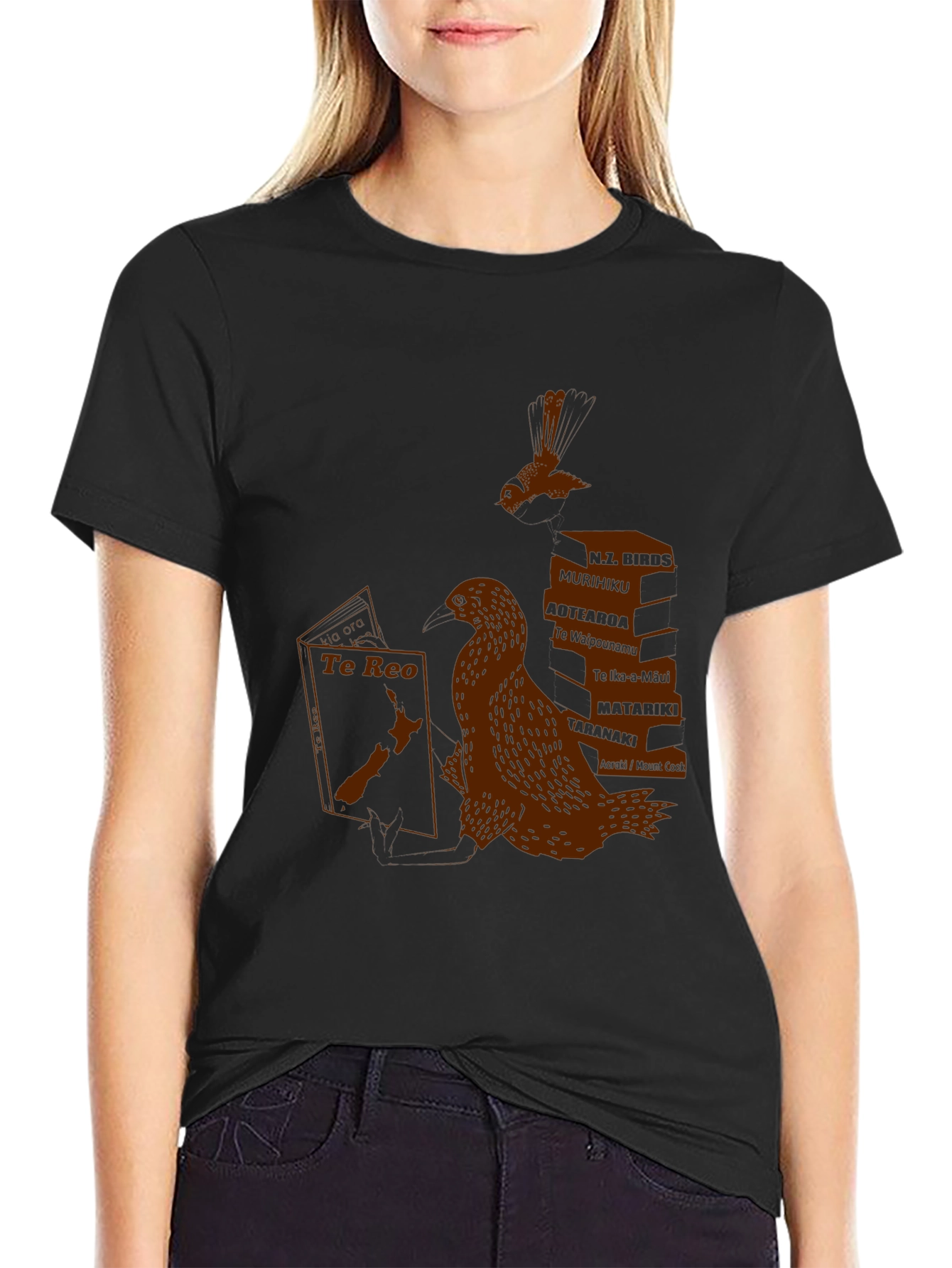 New Zealand Graphic Tee - Read Te Reo!