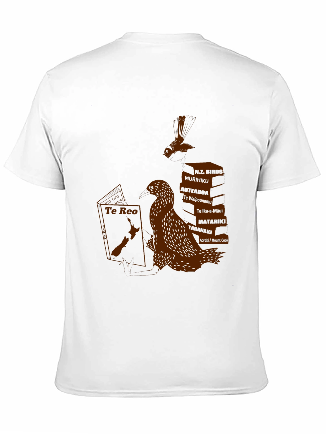 New Zealand Graphic Tee - Read Te Reo!