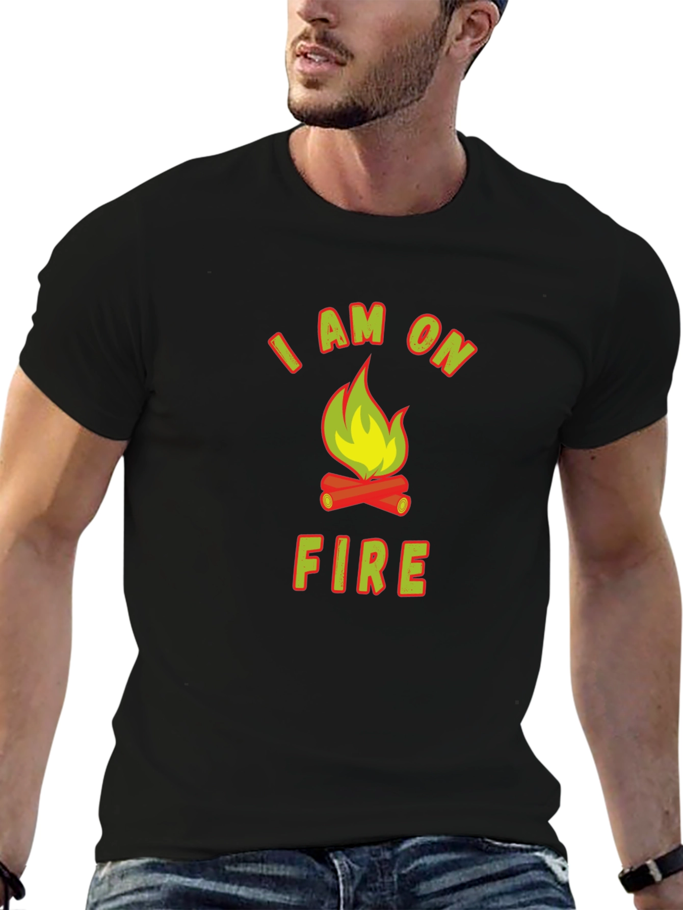 I Am On Fire Graphic T-Shirt