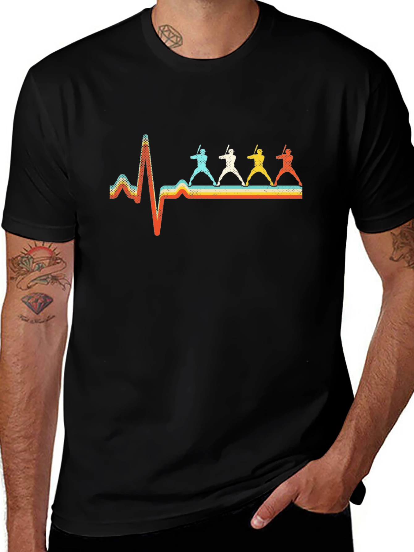 Fencing Heartbeat T-Shirt