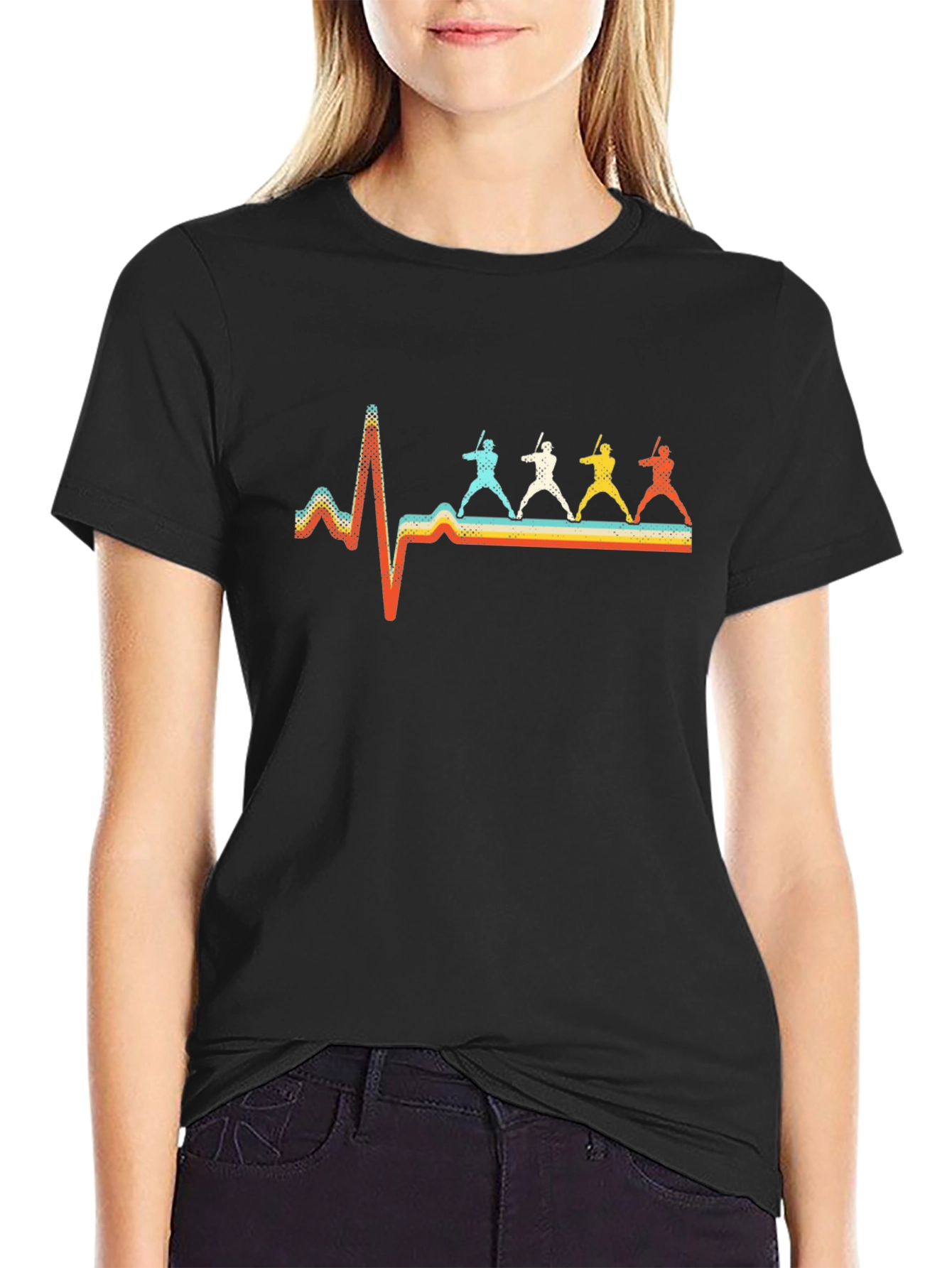 Fencing Heartbeat T-Shirt
