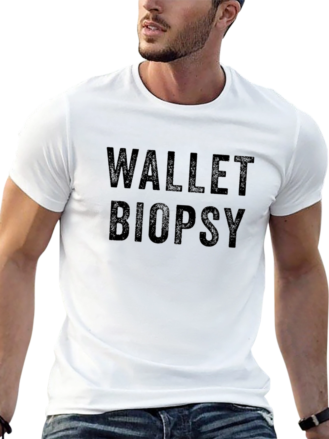 Wallet Biopsy Graphic Tee - Funny Sarcastic T-Shirt